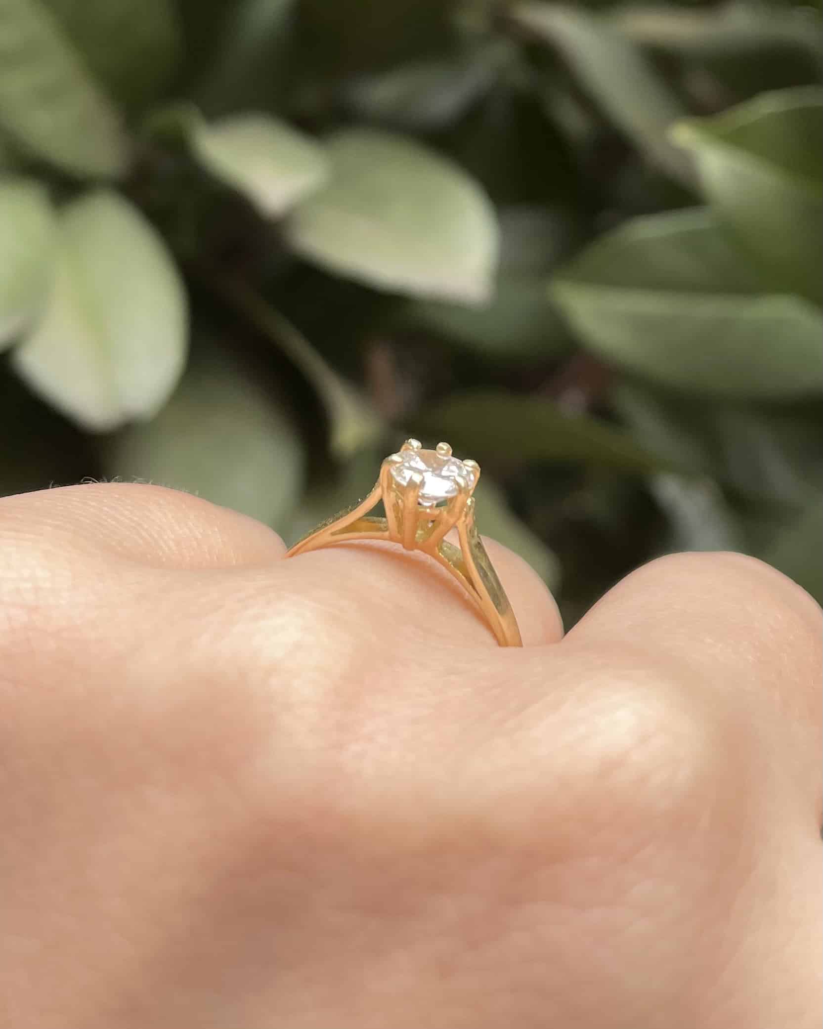 Bague Solitaire Diamant 0.55 carat "Helena"