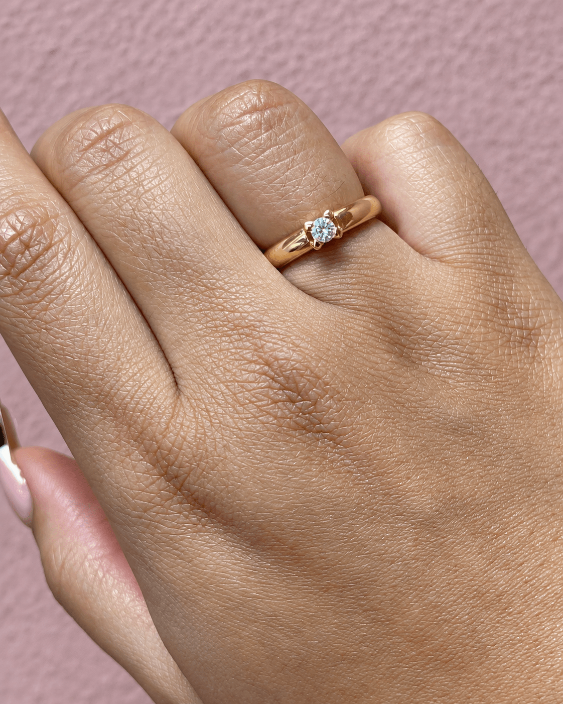 Bague Solitaire Diamant "Joy" - Elliade Paris