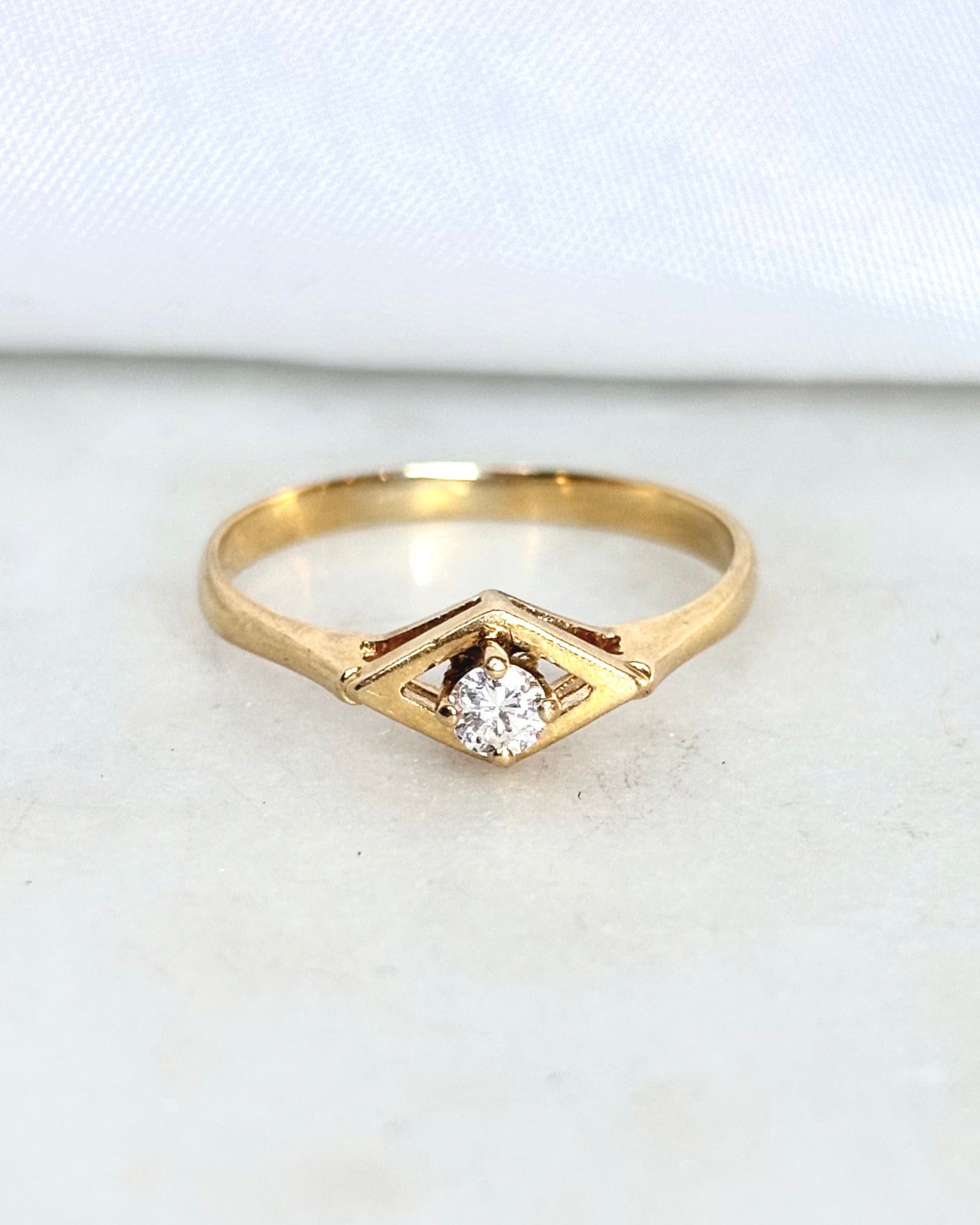 Bague Solitaire Diamant "Juliette" - Elliade Paris