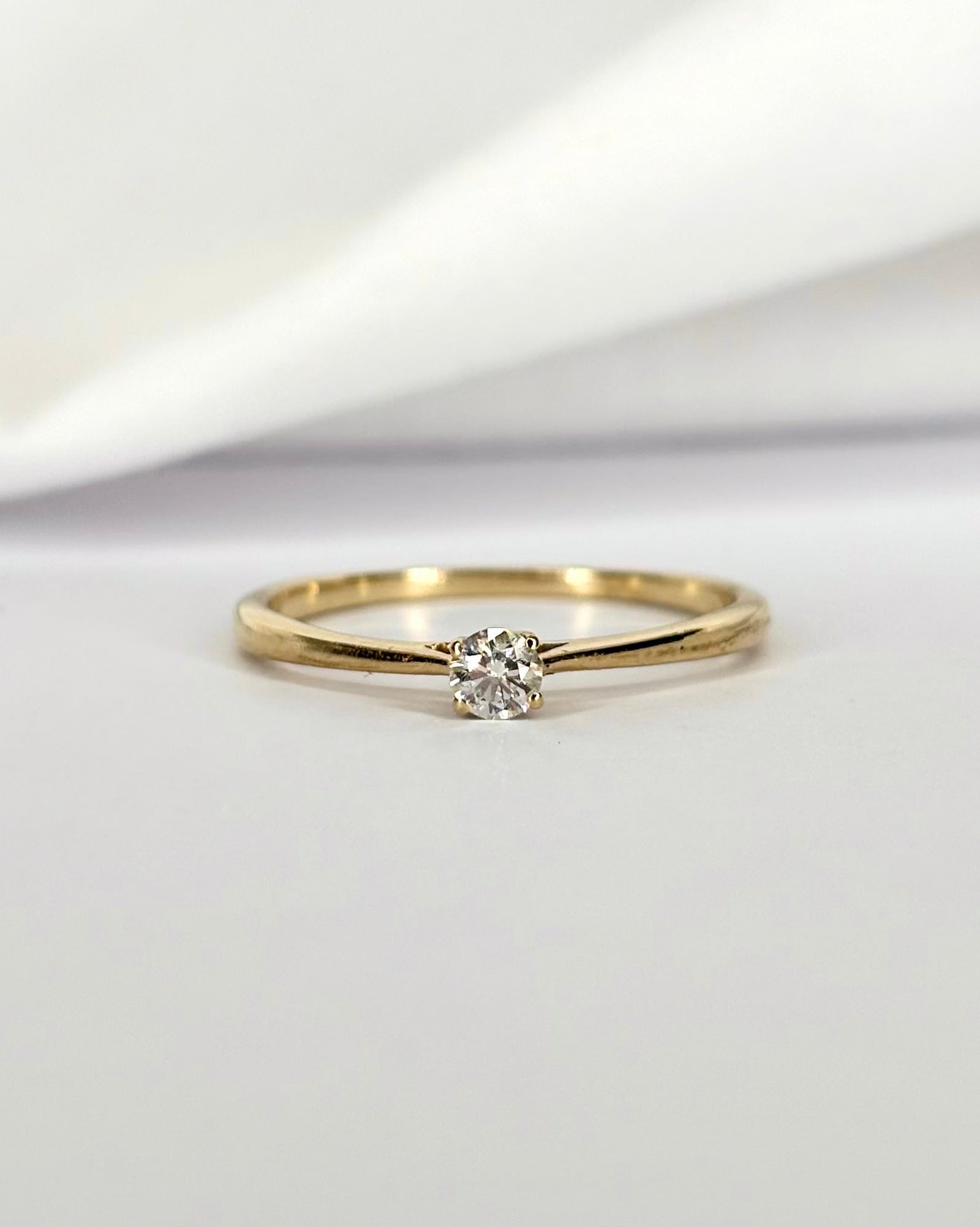 Bague Solitaire Diamant "Mélina" - Elliade Paris