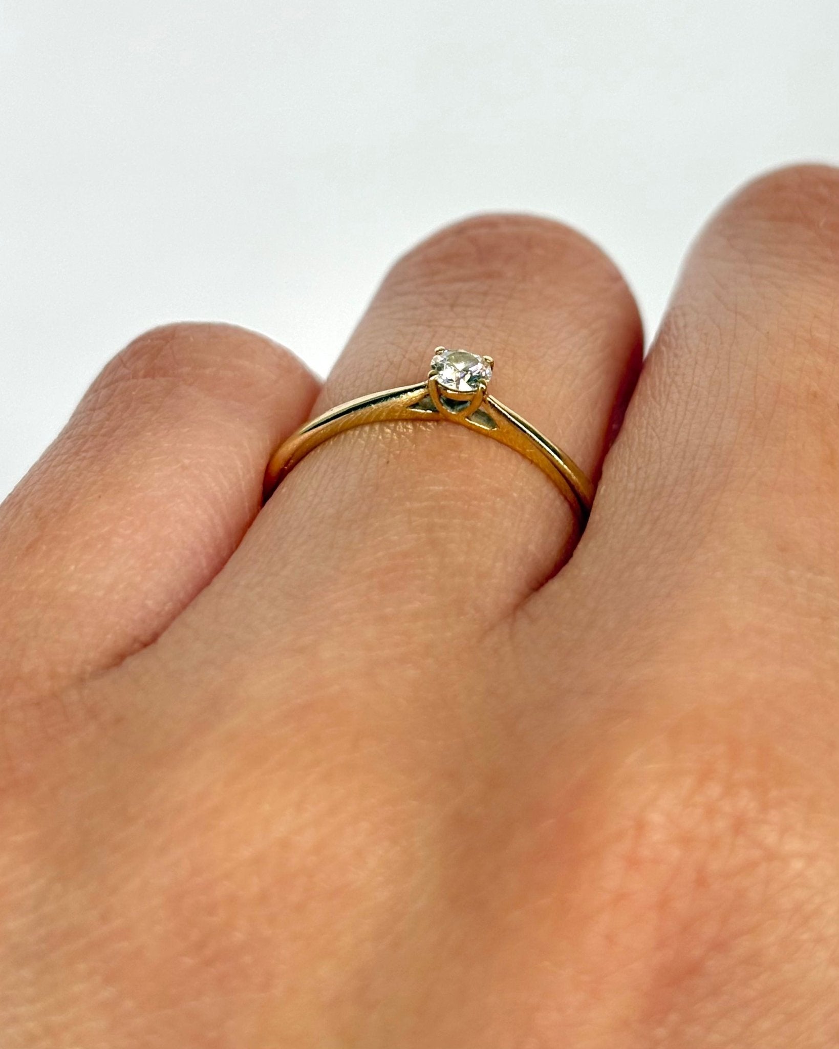 Bague Solitaire Diamant "Mélina" - Elliade Paris