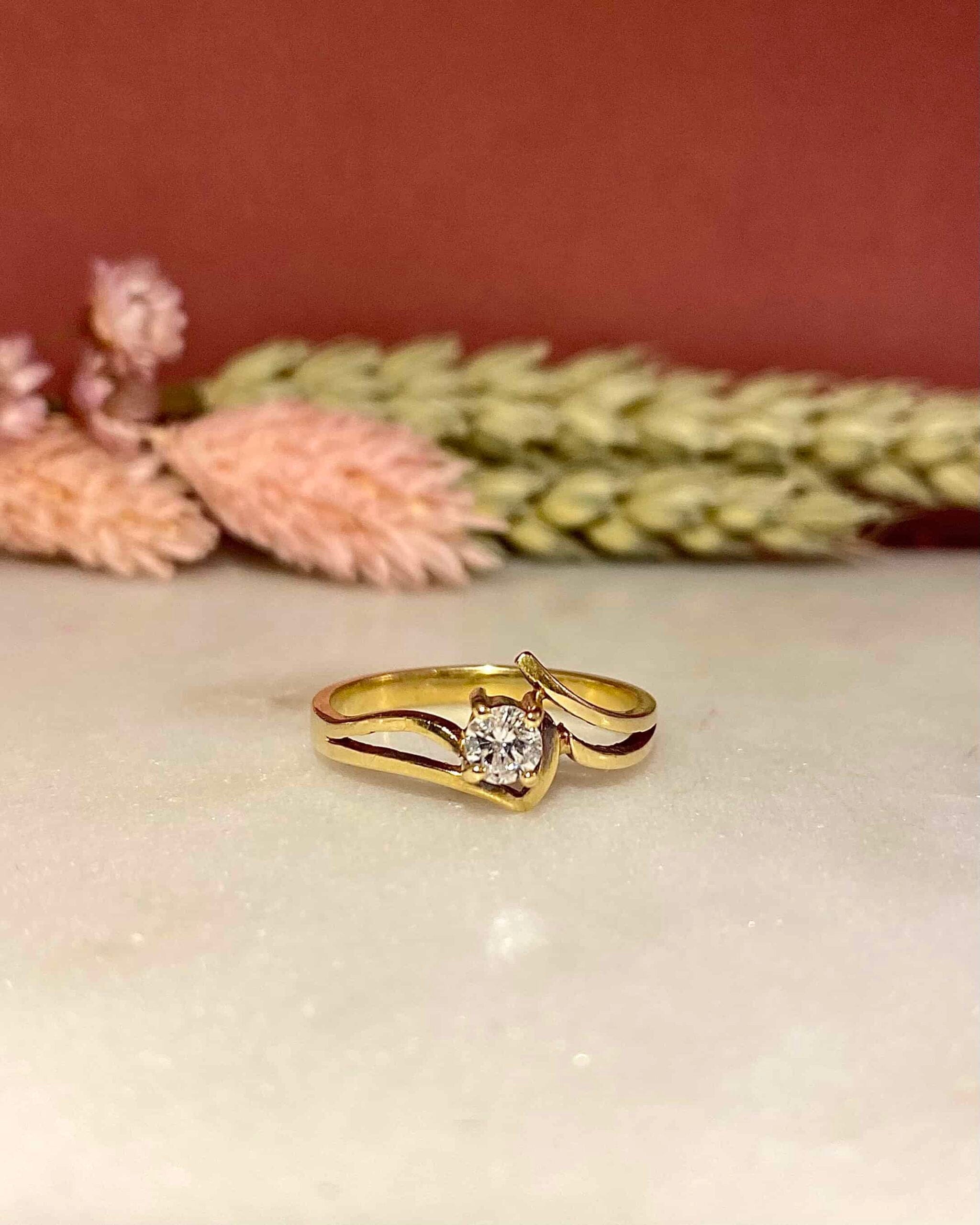 Bague Solitaire Diamant 0.25 carat "Alisson" - Elliade Paris