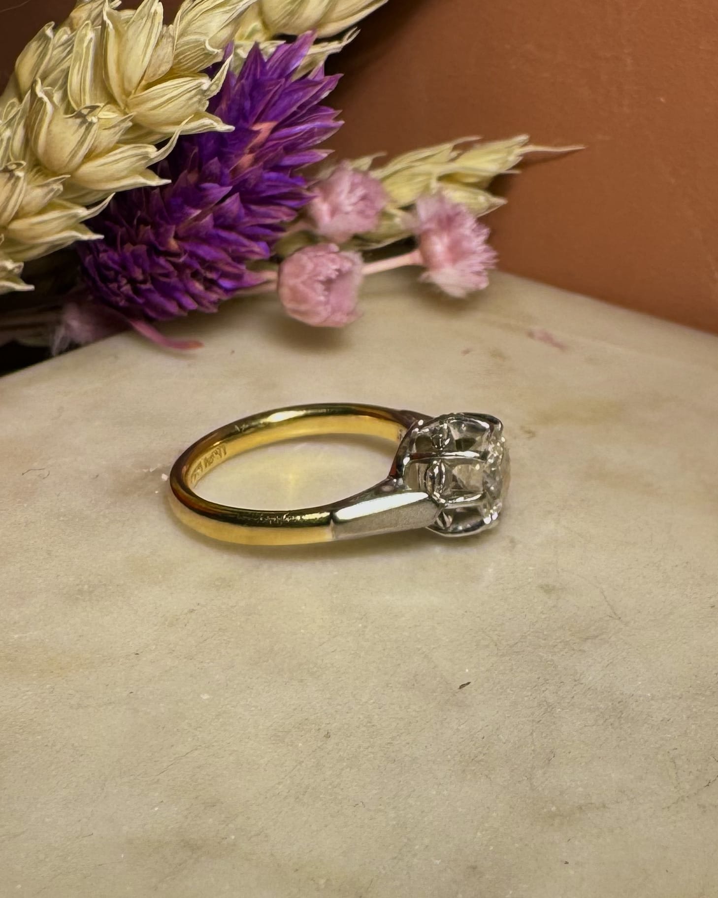 Bague Solitaire Diamant 0.76 carat "Nejma"