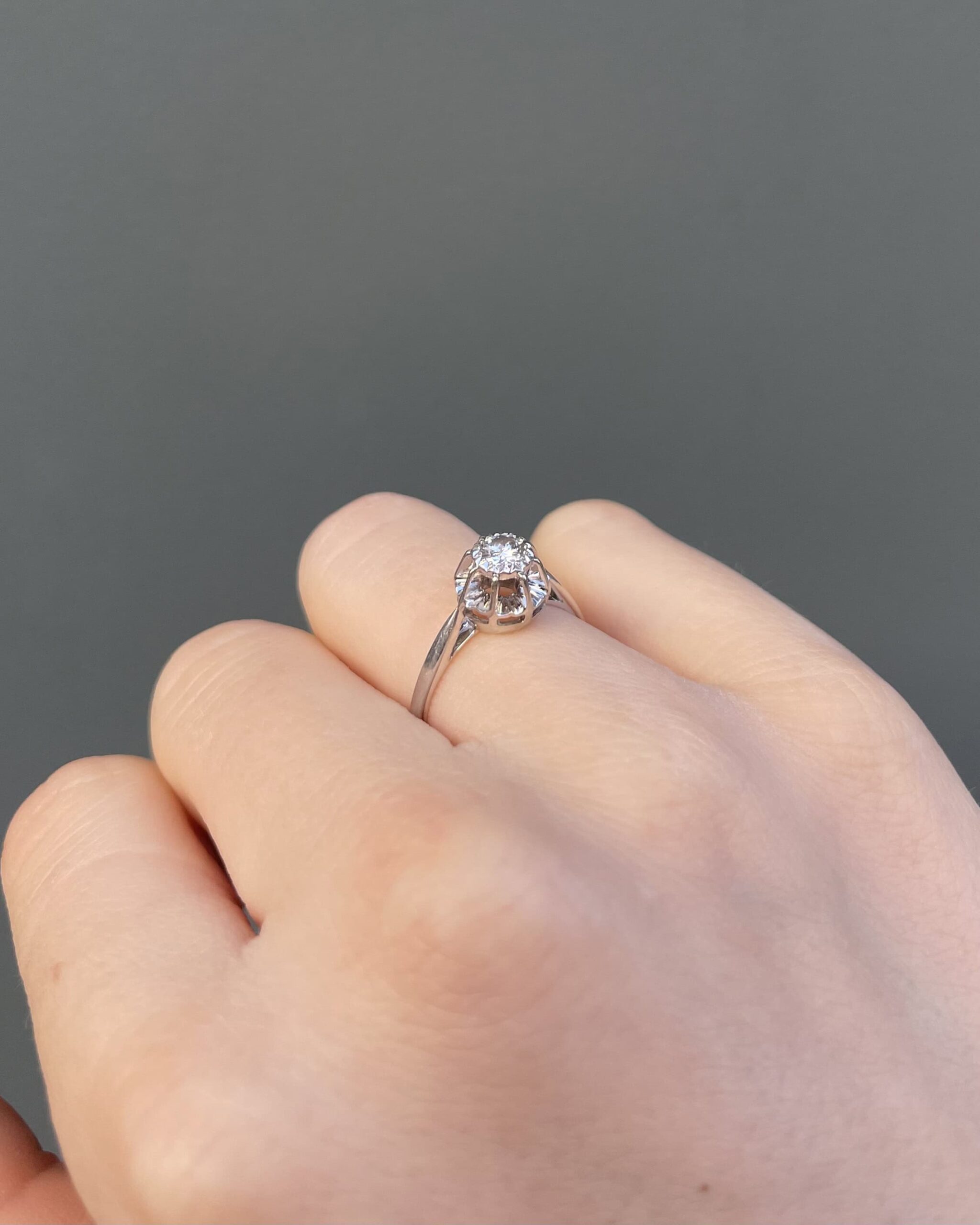 Bague Solitaire Diamant 0.30 carat "Solène"