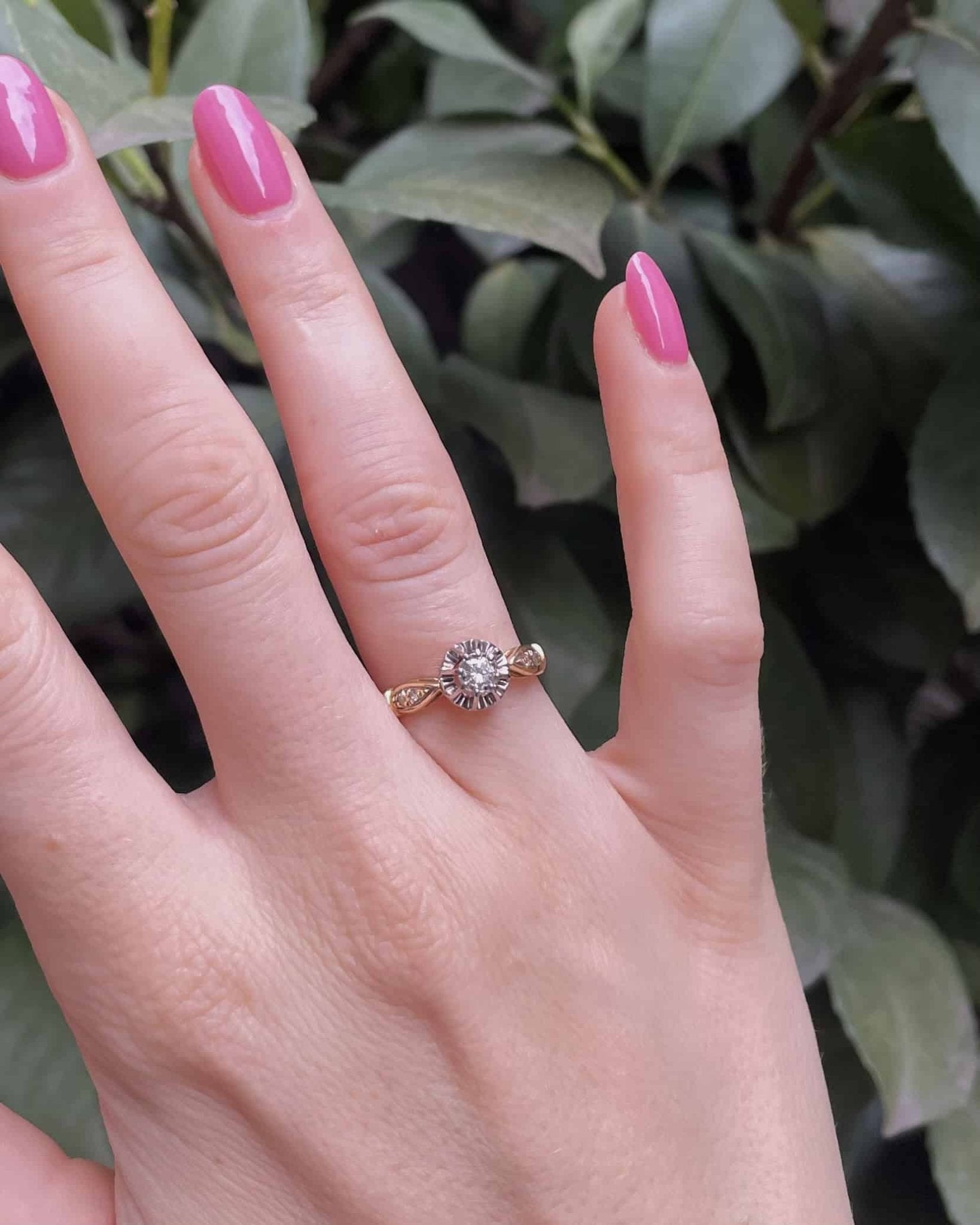 Bague Solitaire Diamants 0.21 carat "Aurelie" - Elliade Paris