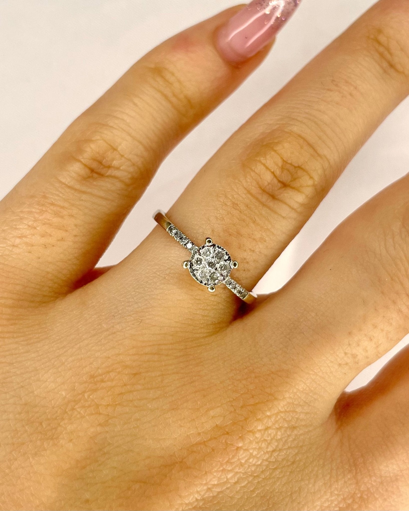 Bague Solitaire Diamants 0.22 carat "Marcella" - Elliade Paris