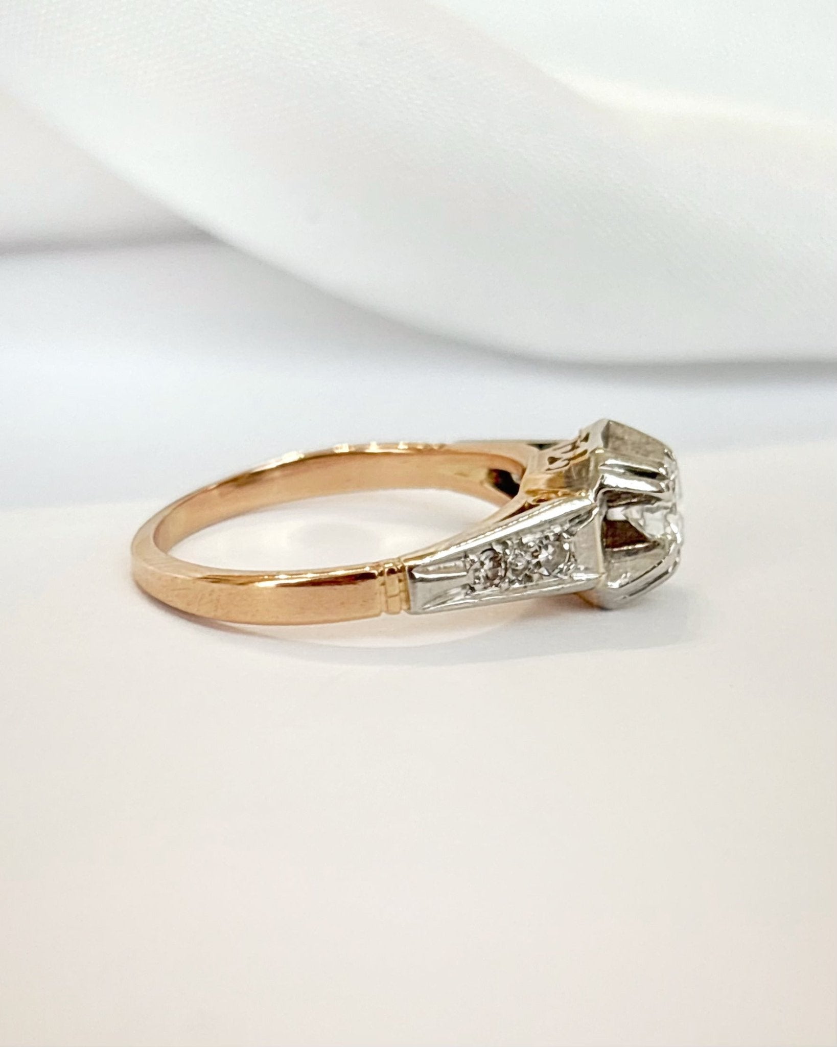 Bague Solitaire Diamants 0.37 carat "Maelle" - Elliade Paris