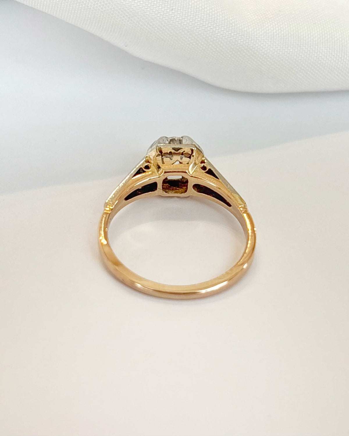 Bague Solitaire Diamants 0.37 carat "Maelle" - Elliade Paris