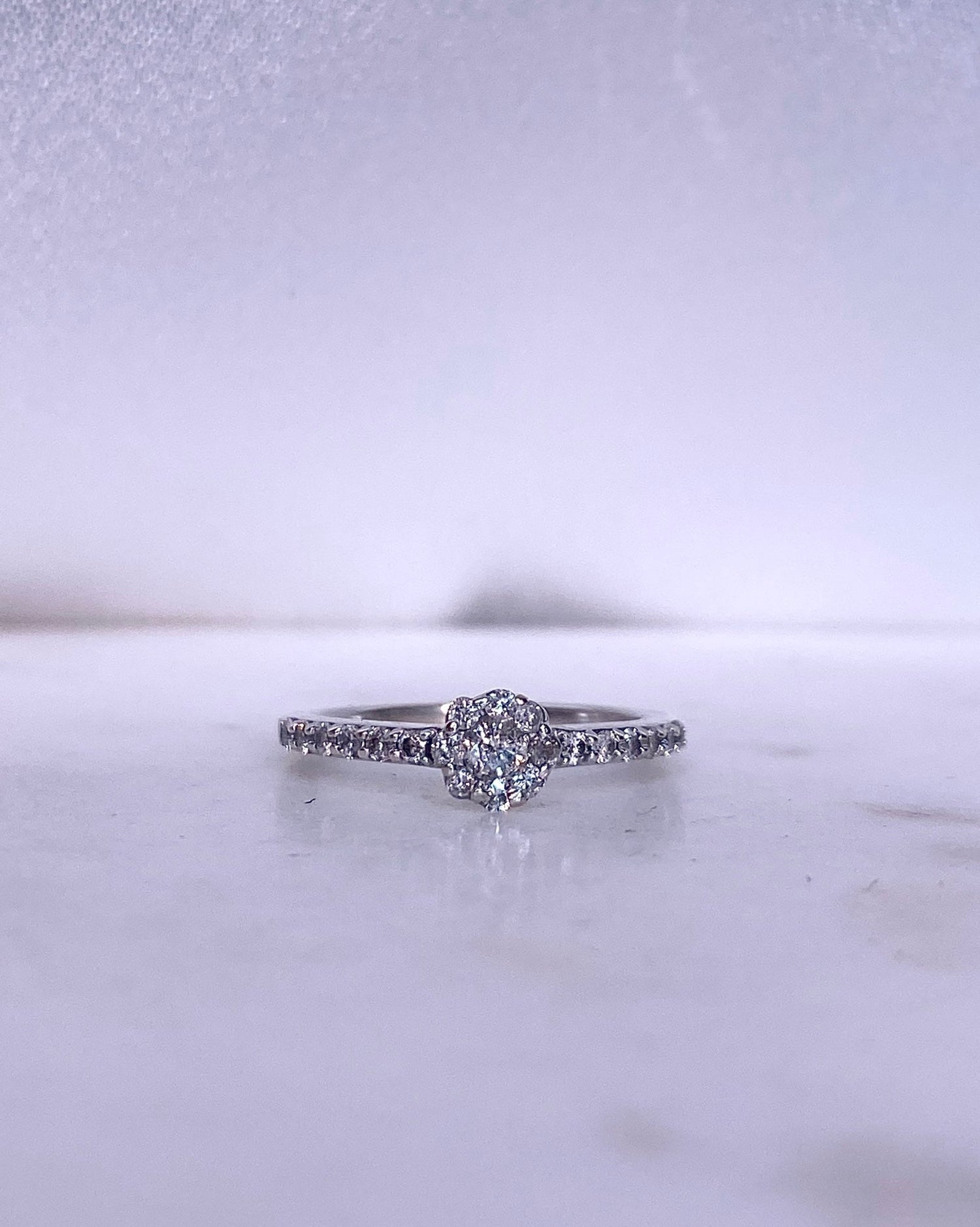 Bague Solitaire Diamants 0.38 carat "Isilde" - Elliade Paris