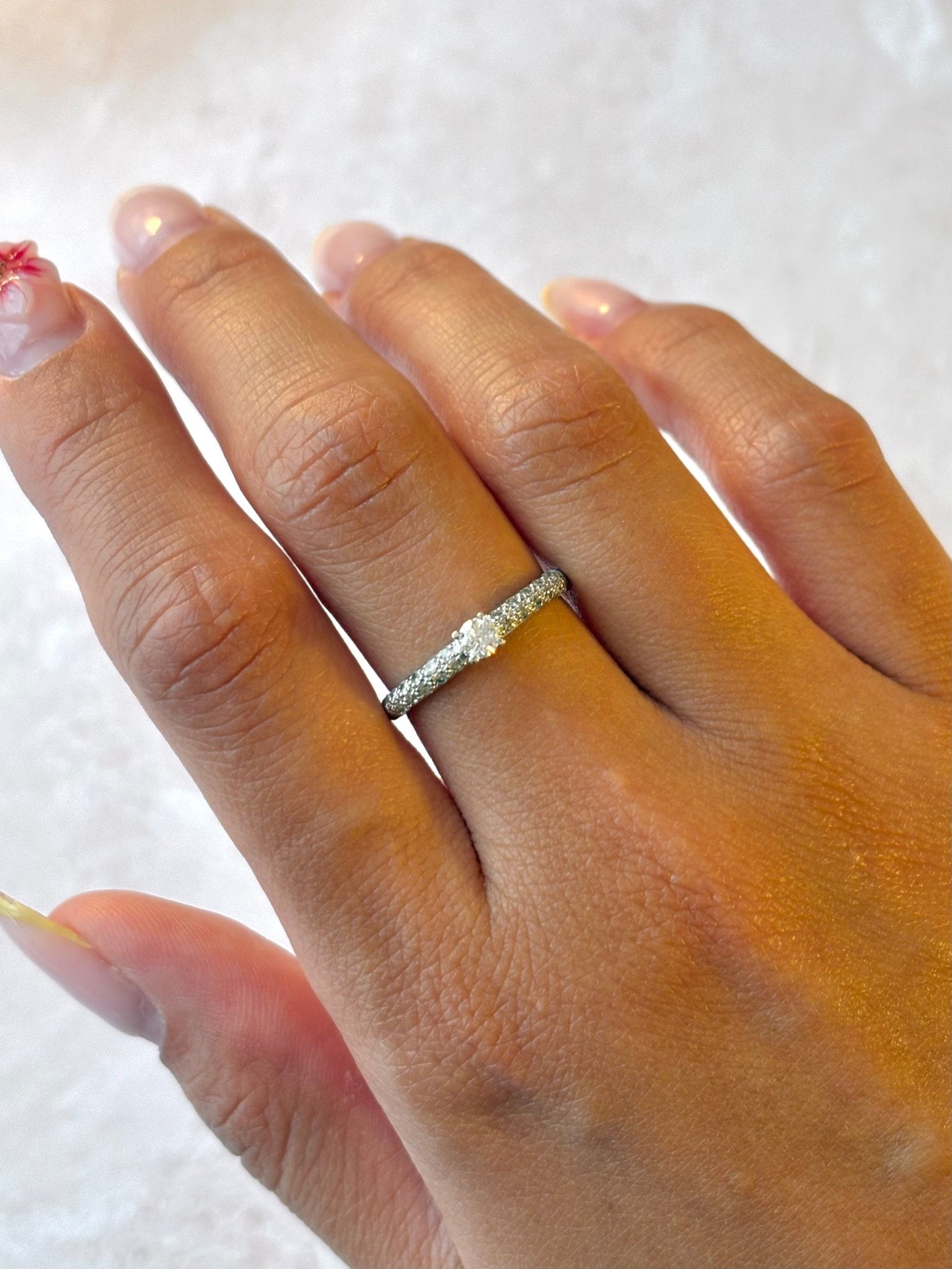 Bague Solitaire Diamants 0.39 carat "Olivia" - Elliade Paris