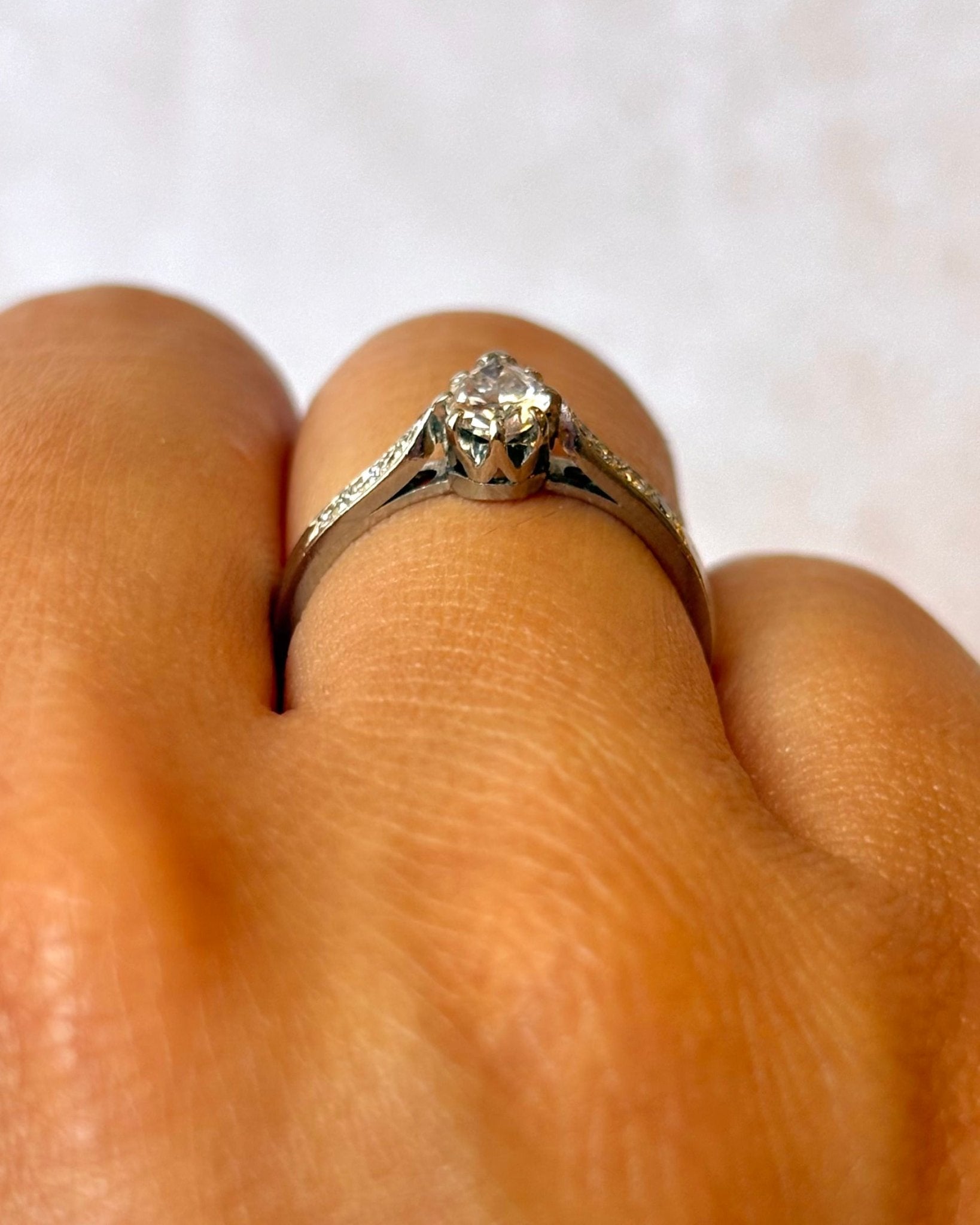 Bague Solitaire Diamants 0.39 carat "Soraya" - Elliade Paris
