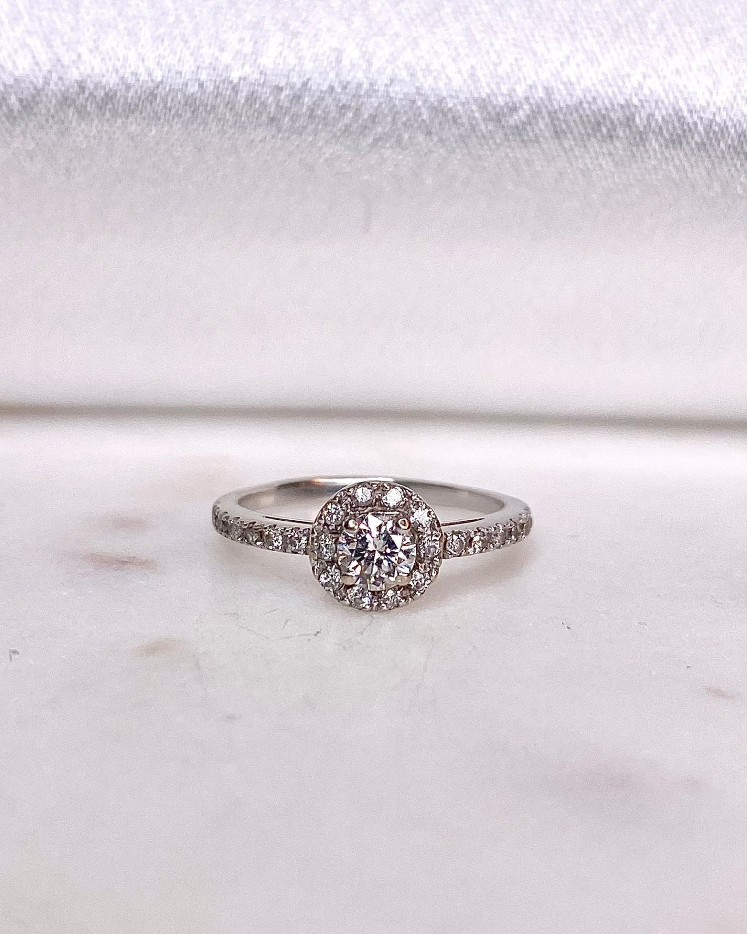Bague Solitaire Diamants 0.54 carat "Beryl" - Elliade Paris