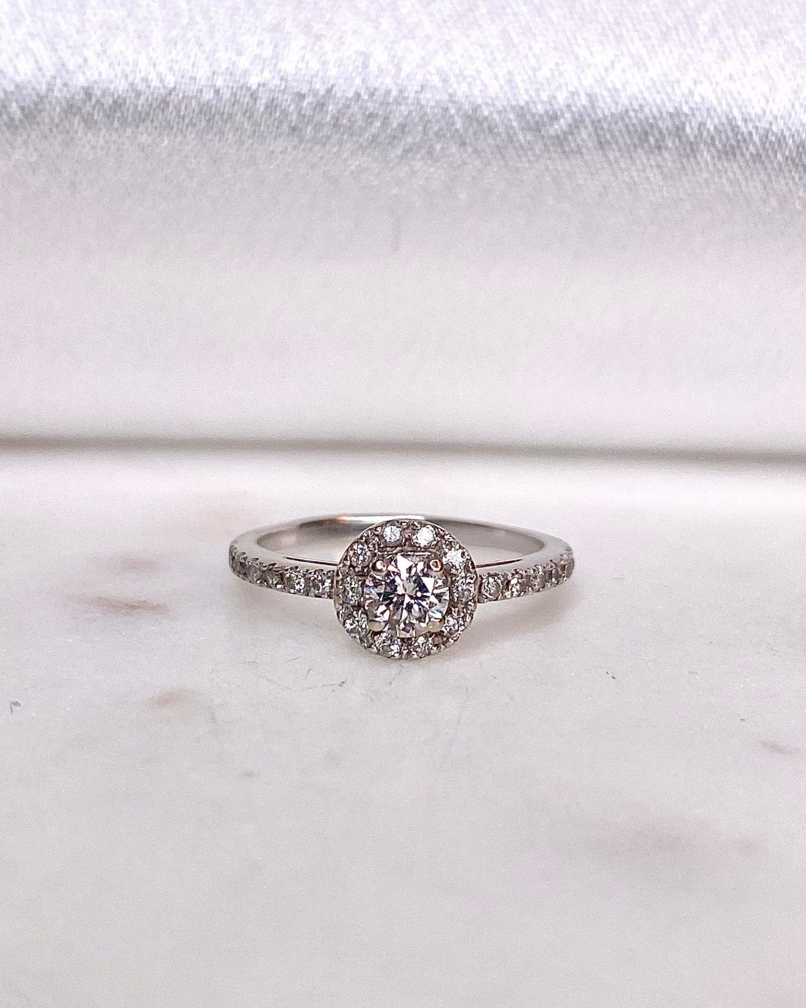 Bague Solitaire Diamants 0.54 carat "Beryl" - Elliade Paris