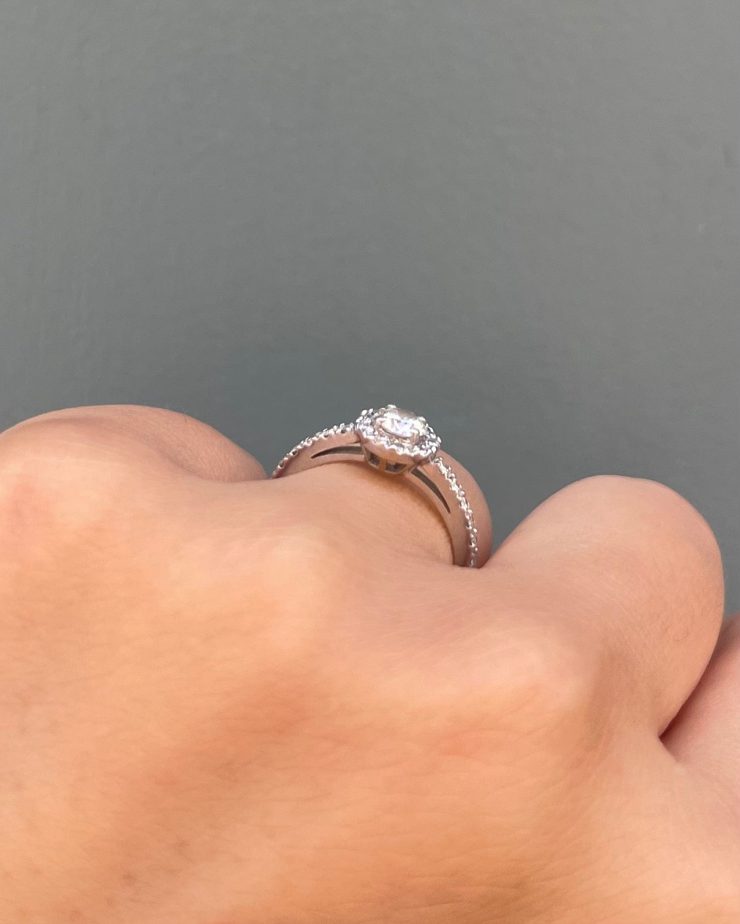 Bague Solitaire Diamants 0.54 carat "Beryl" - Elliade Paris