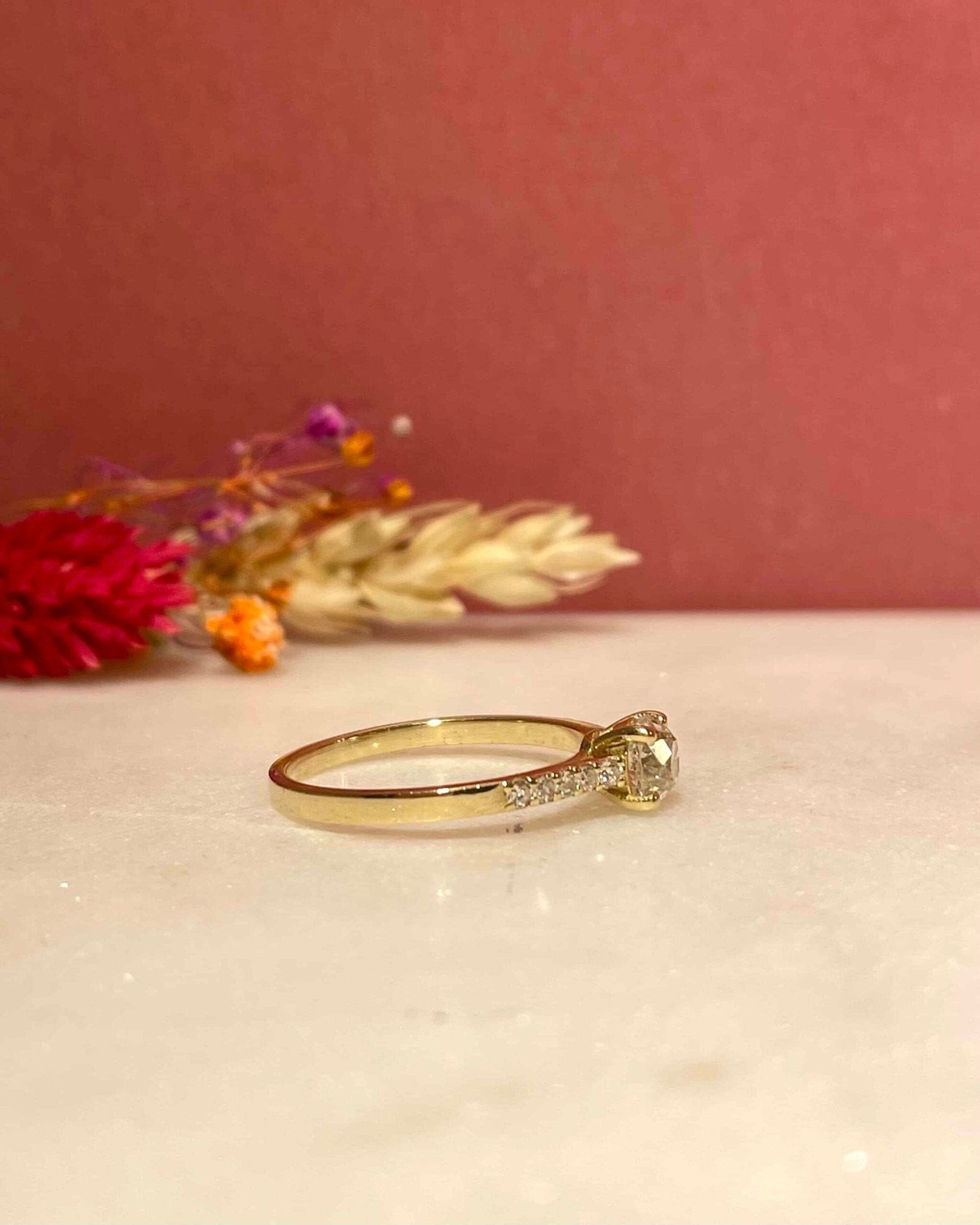 Bague Solitaire Diamants 0.75 carat "Yelena" - Elliade Paris