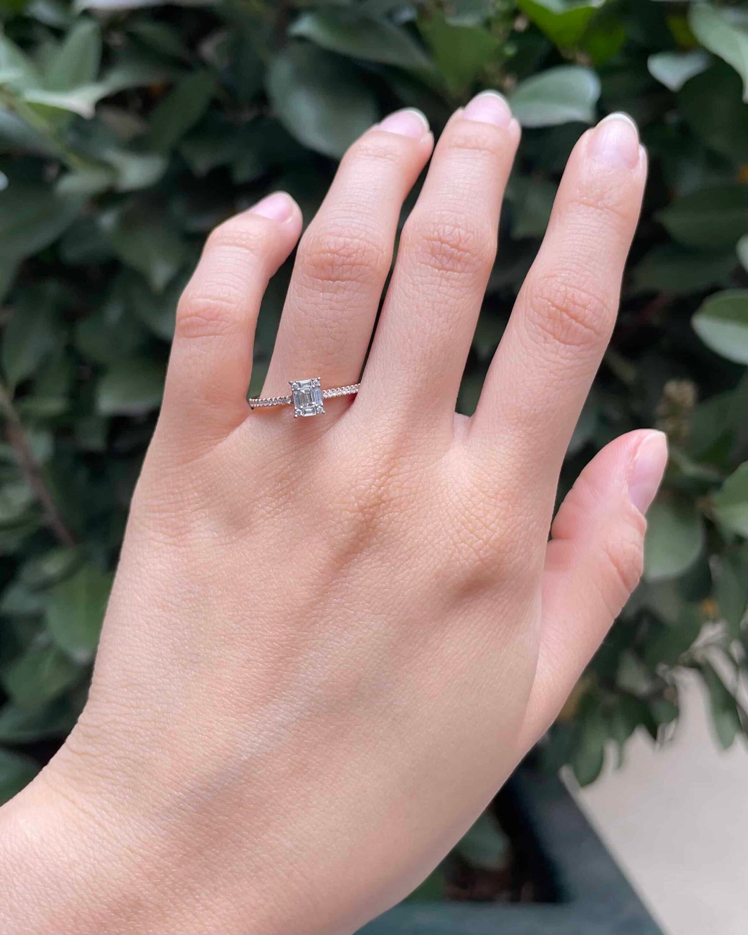 Bague Solitaire 35 Diamants "Rosemary"
