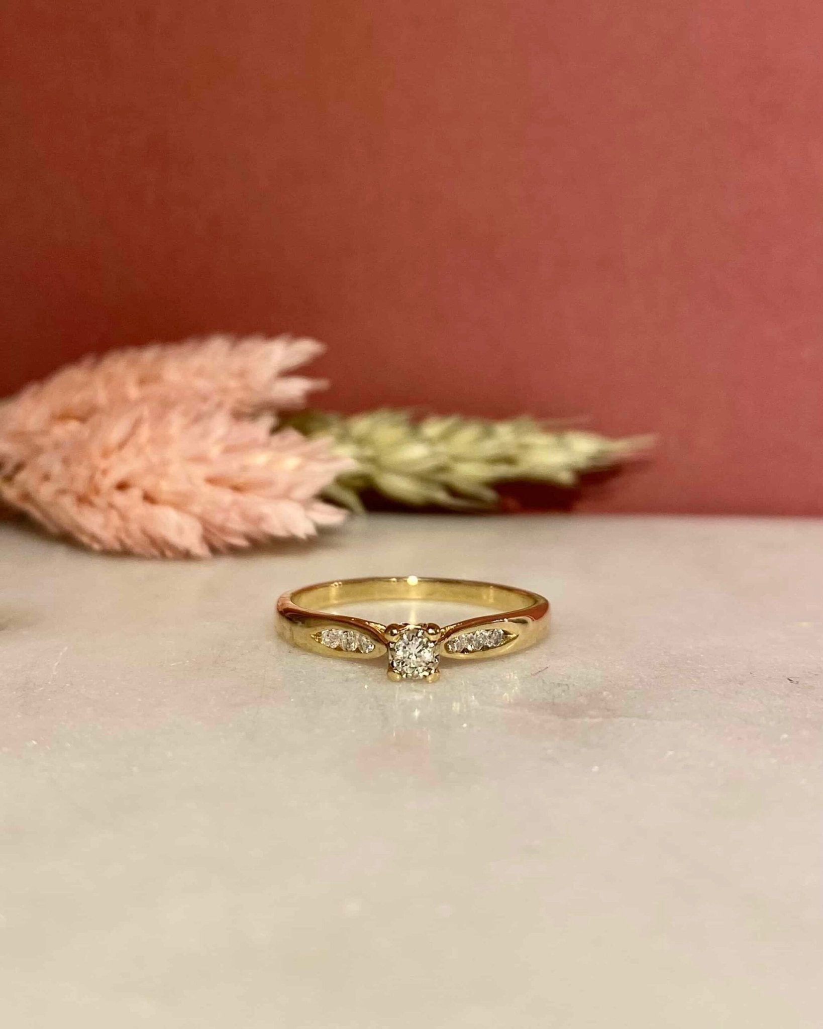 Bague Solitaire Diamants "Faustine" - Elliade Paris