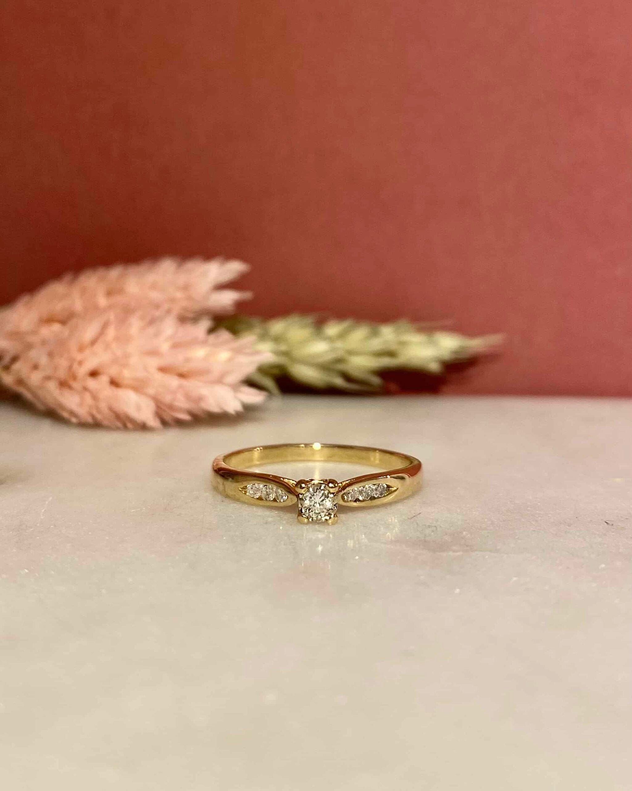 Bague Solitaire Diamants "Faustine" - Elliade Paris