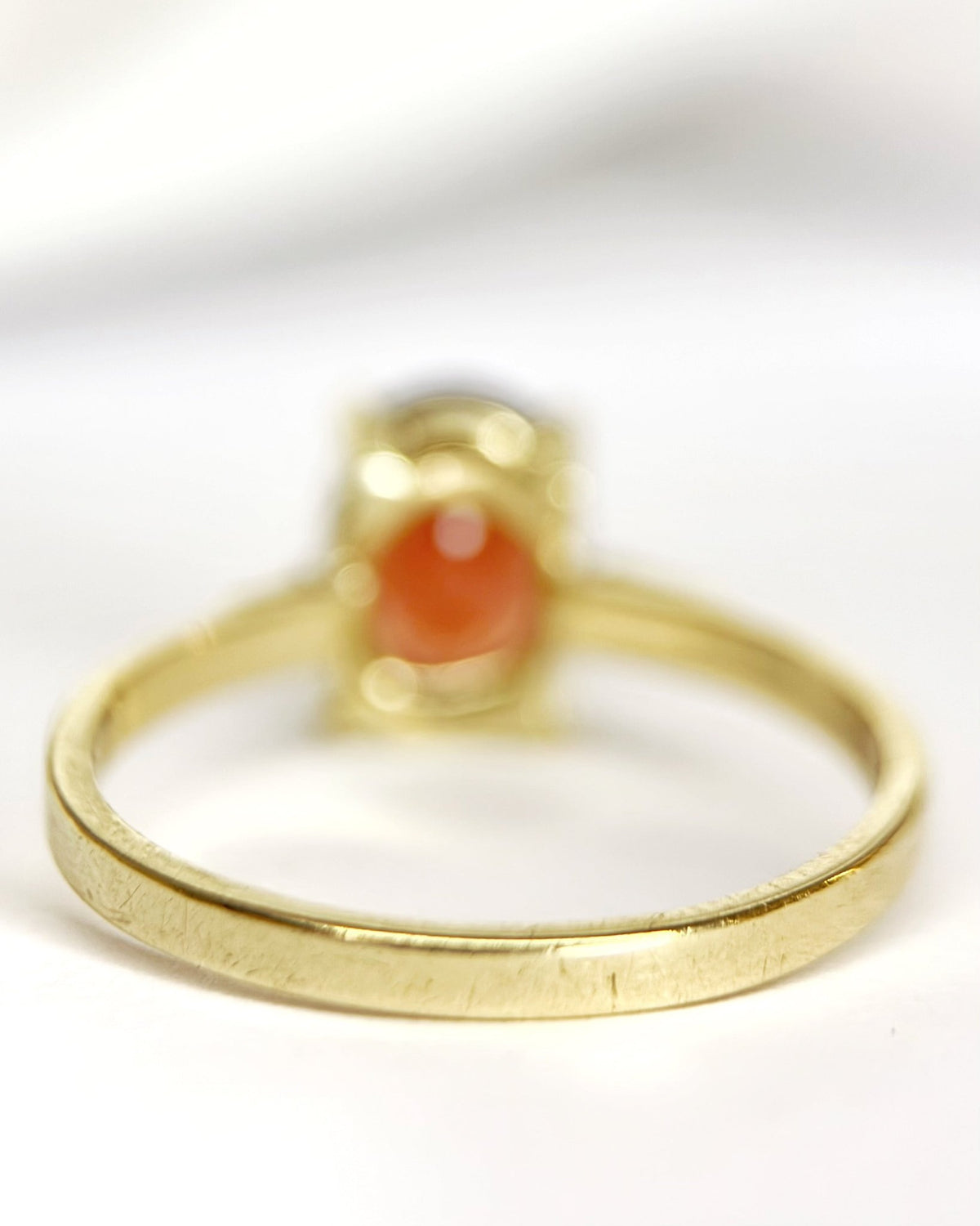 Bague Solitaire Grenat 1.45 carat "Daniel" - Elliade Paris
