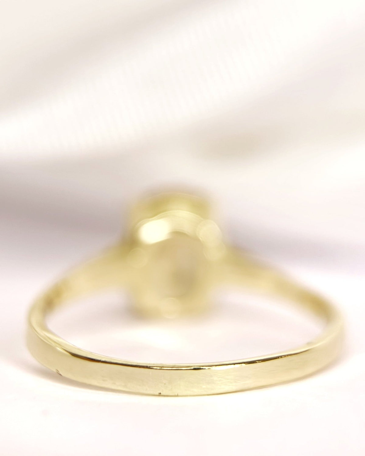 Bague Solitaire Grenat Hessonite 1.38 carat "Mélanie" - Elliade Paris