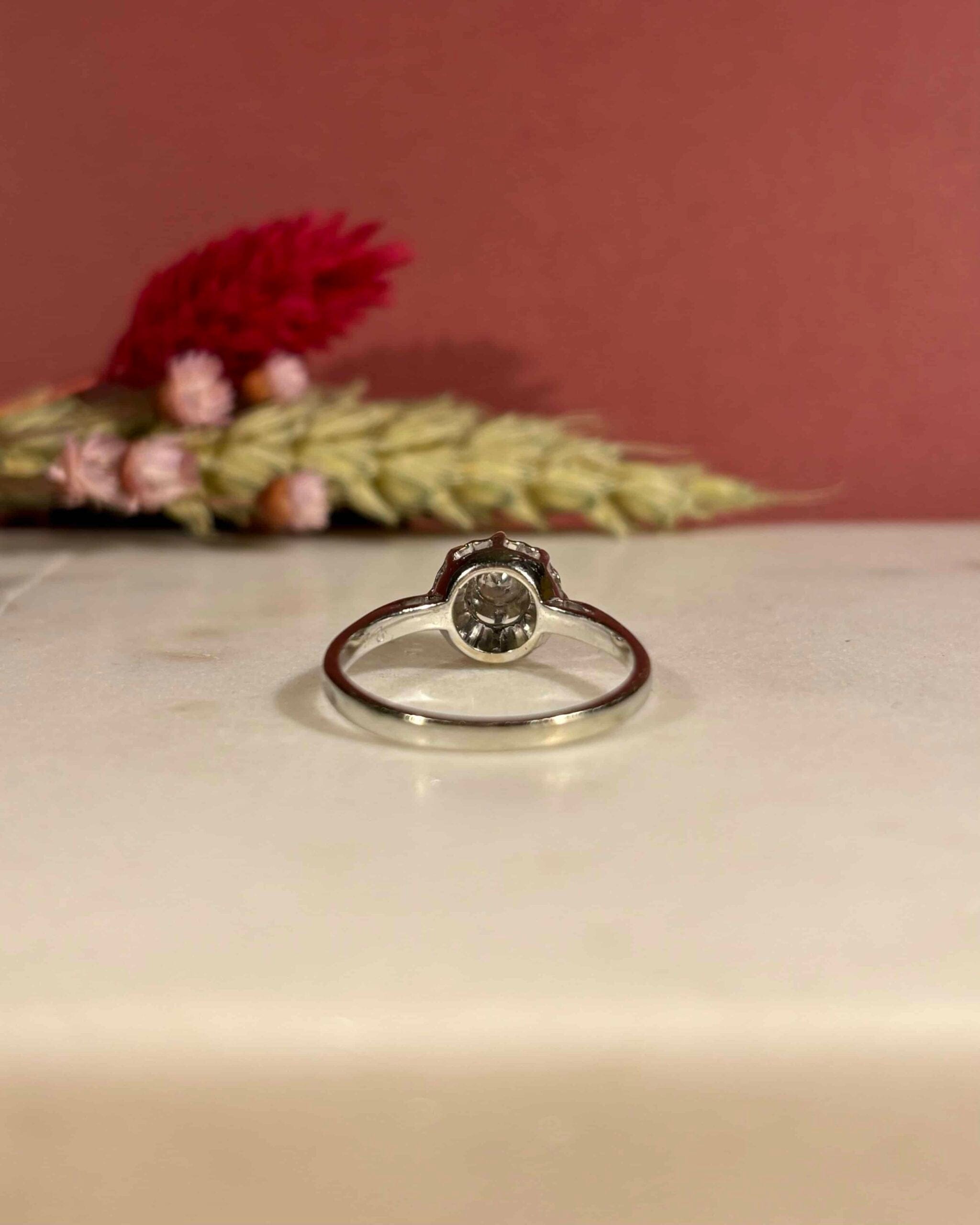 Anillo solitario de diamantes 0,30 quilates "Solène"