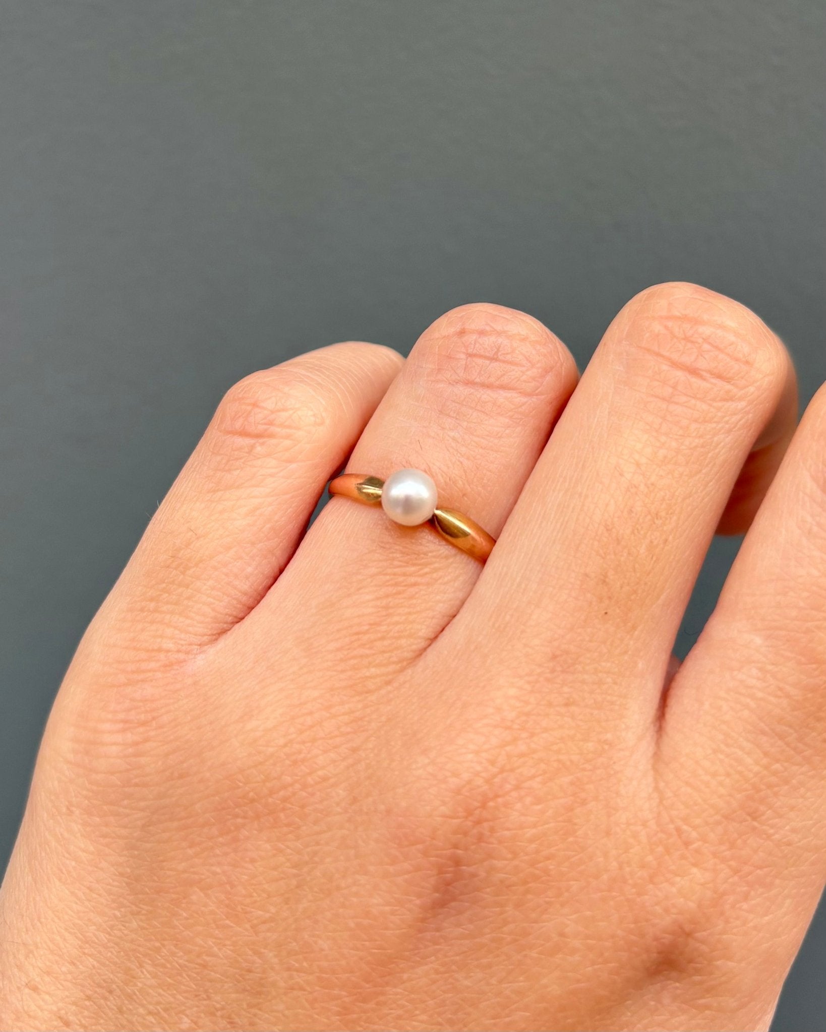 Bague Solitaire Perle "Palmyre" - Elliade Paris