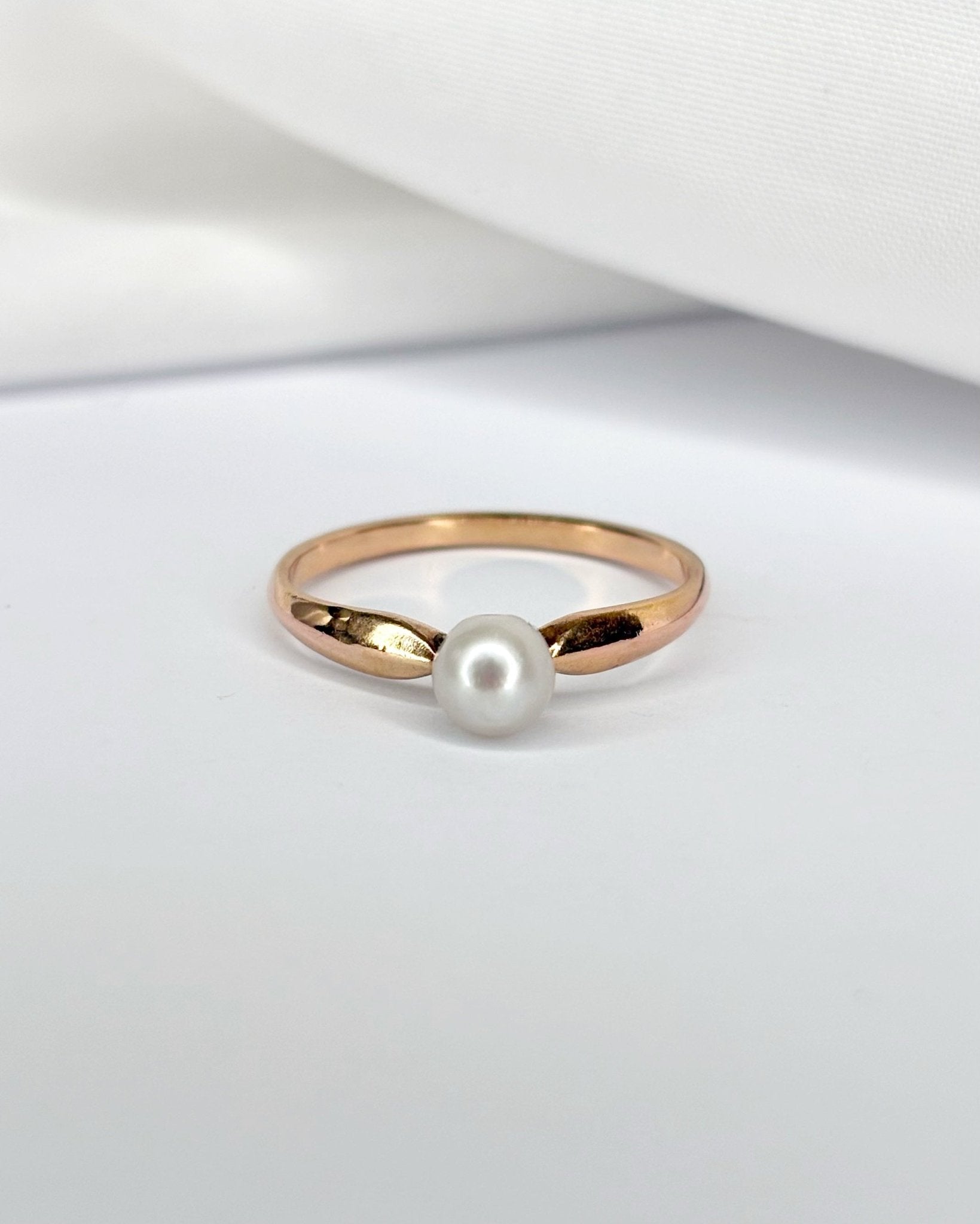 Bague Solitaire Perle "Palmyre" - Elliade Paris