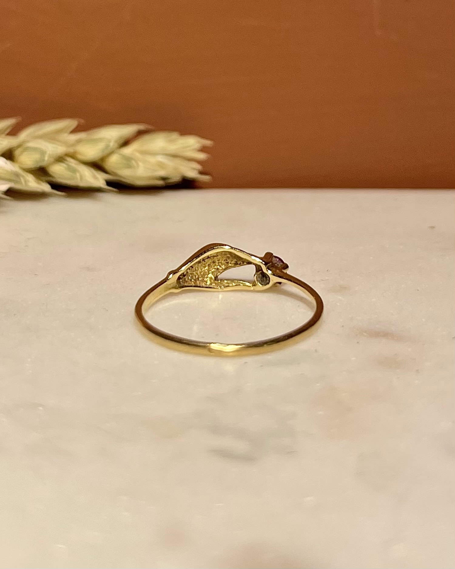 Bague Vintage Main Rubis "Maeve" - Elliade Paris