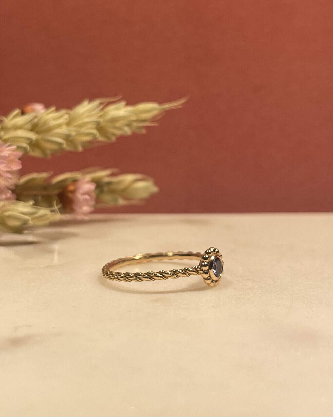 Bague Solitaire Saphir 0.25 Carat "Armelle" - Elliade Paris