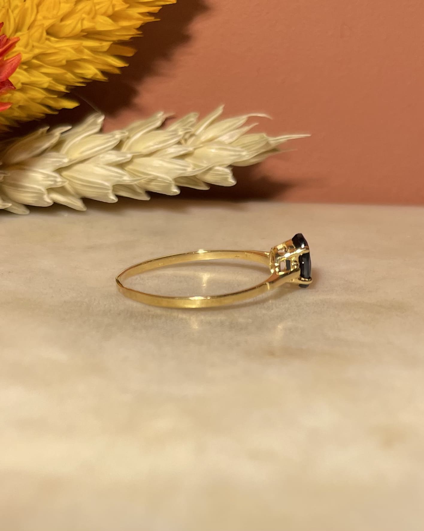 Bague Solitaire Saphir 0.40 Carat Luciana" - Elliade Paris