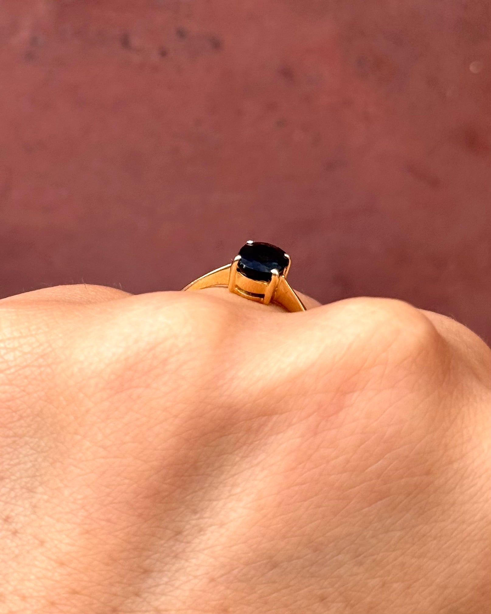 Bague Solitaire Saphir 1.12 carat "Antoine" - Elliade Paris