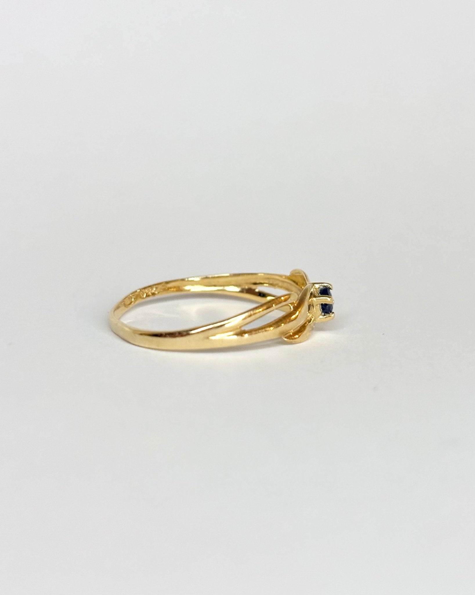 Bague Solitaire Saphir "Andréa" - Elliade Paris