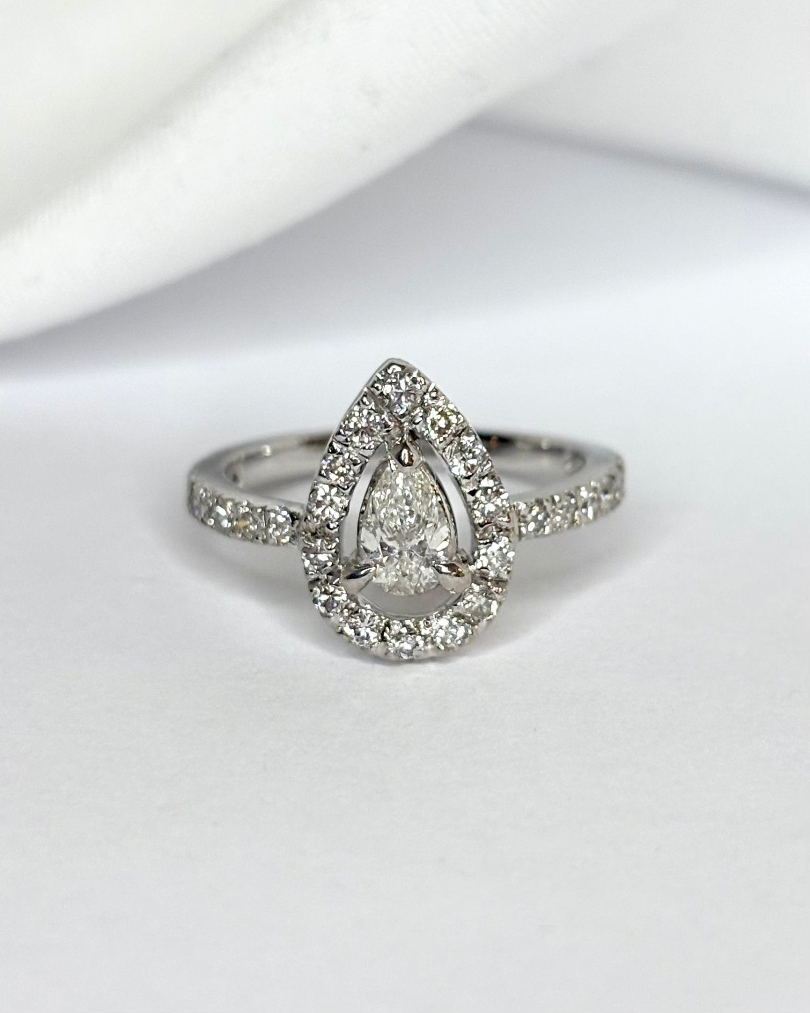 Bague Solitaire Style Art Déco Diamants 0.78 carat "Margot" - Elliade Paris