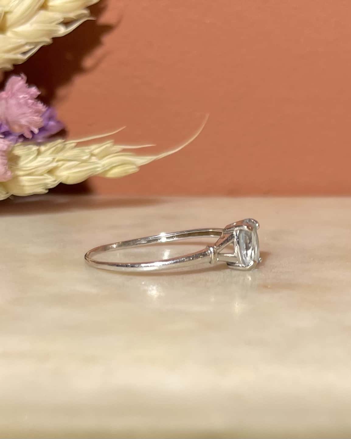 Bague Solitaire Topaze "Enoah" - Elliade Paris