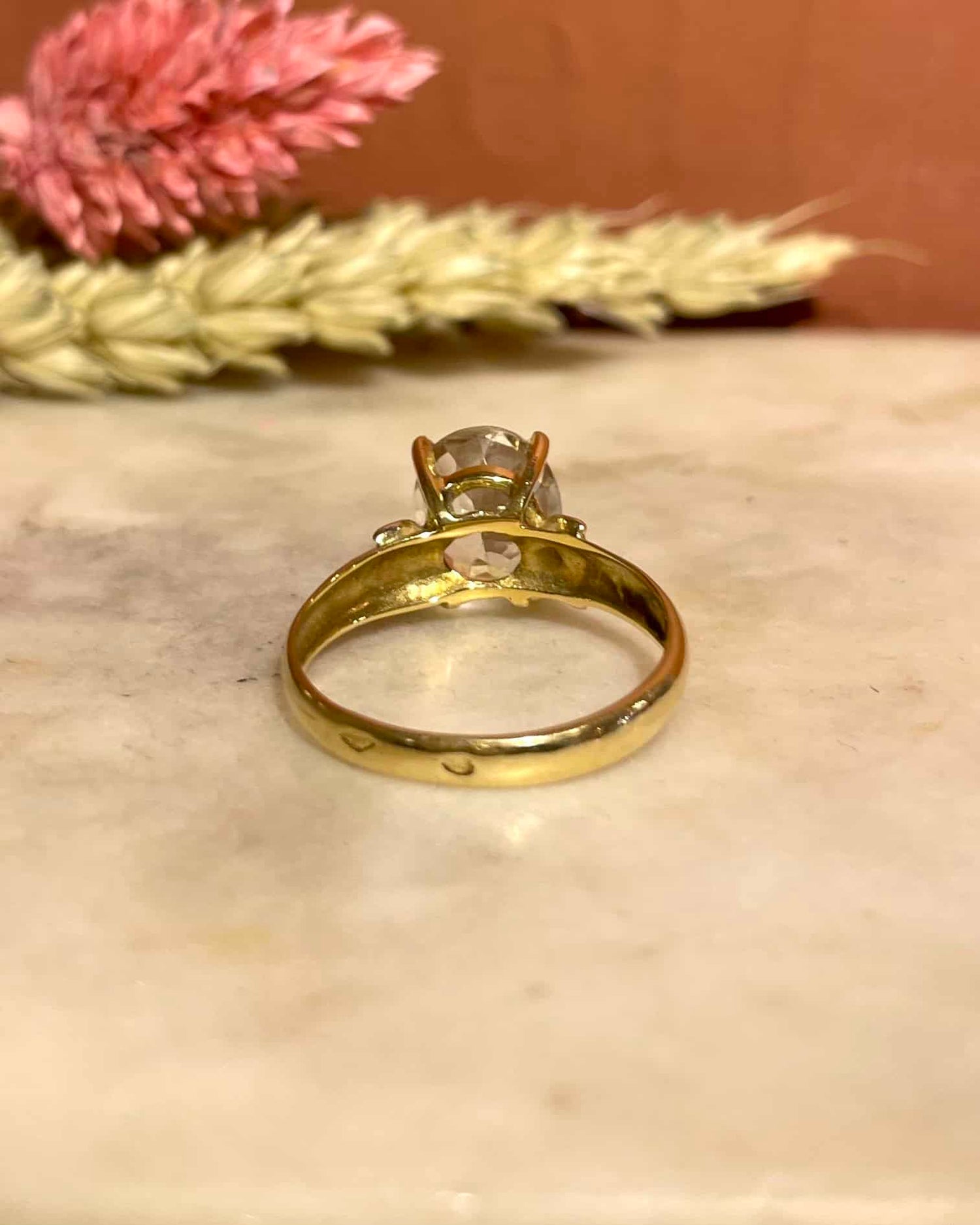 Bague Solitaire Topaze Rose 2.90 carats "Taïla" - Elliade Paris