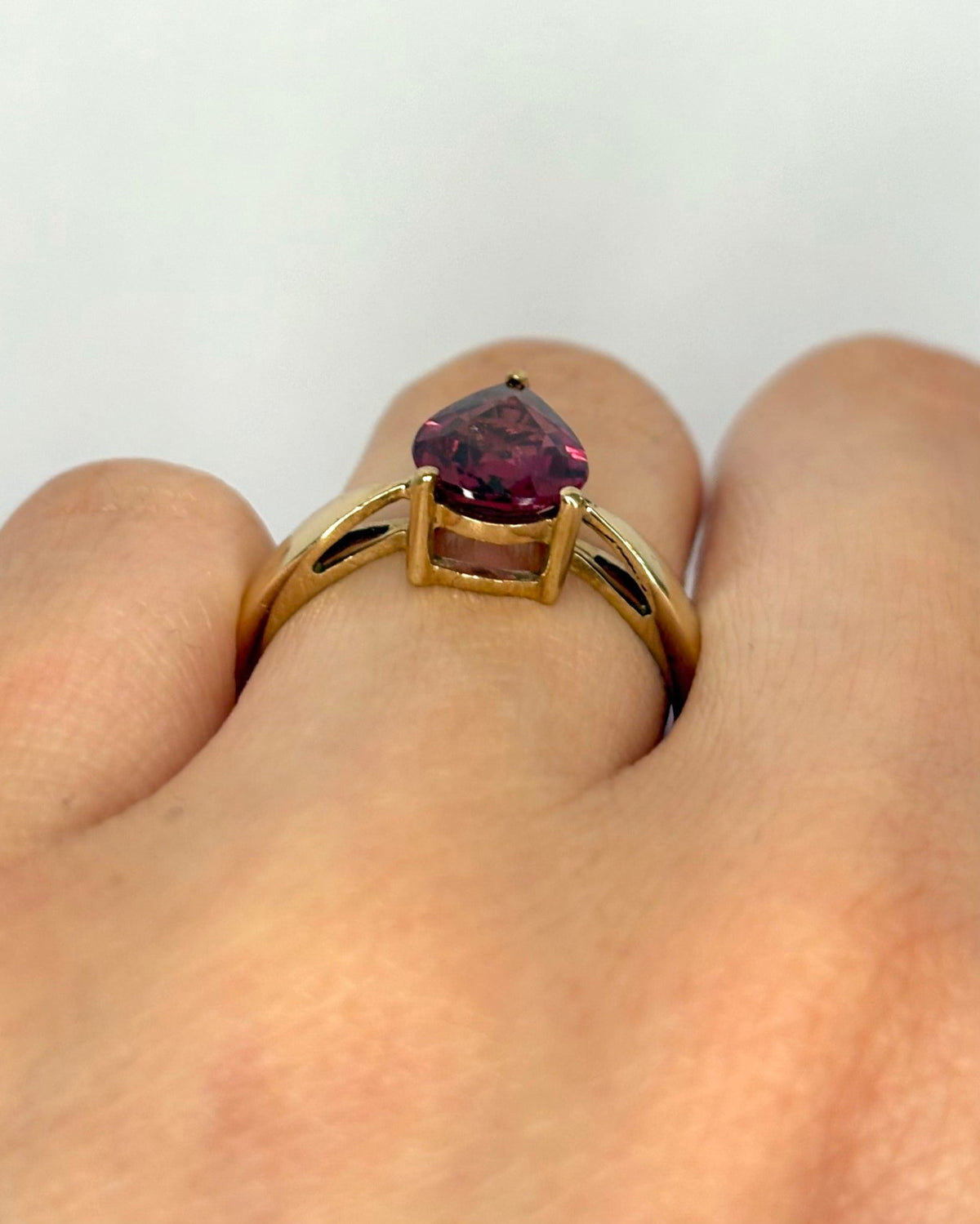 Bague Solitaire Tourmaline Rose 1.25 carat "Aïna" - Elliade Paris