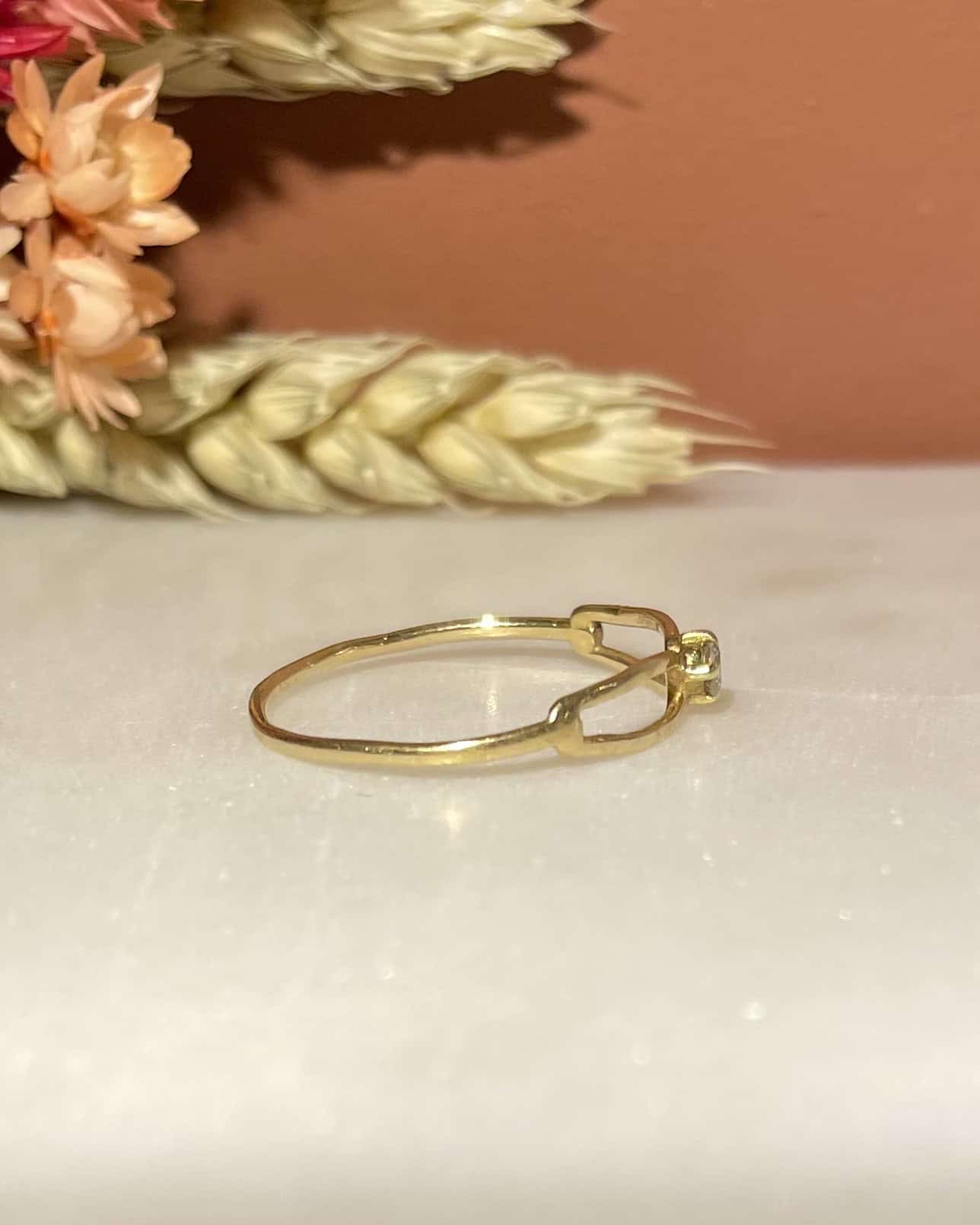 Bague Solitaire Diamant "Alissa"