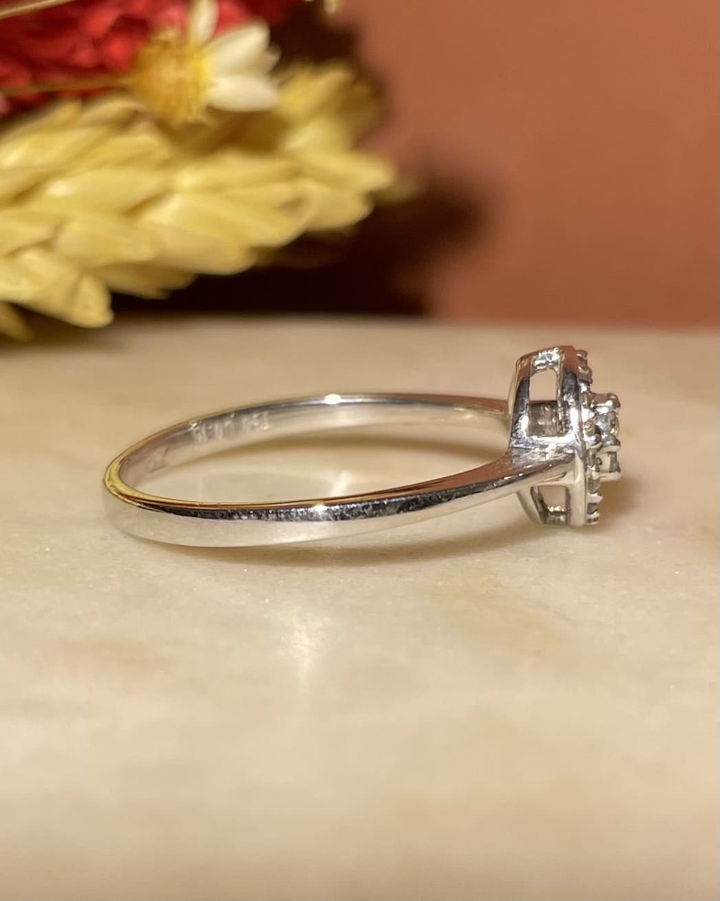 Bague Style Art - Déco 25 Diamants "Eudora" - Elliade Paris