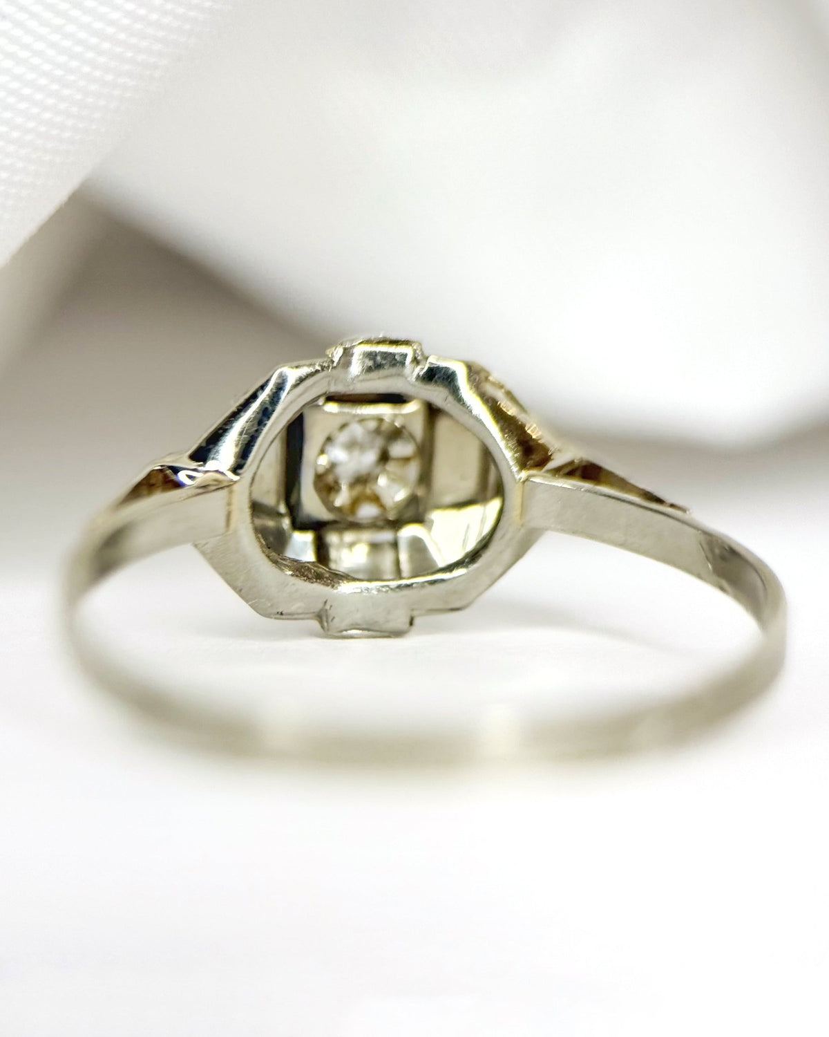 Bague Style Art-Déco Diamant "Frida" - Elliade Paris