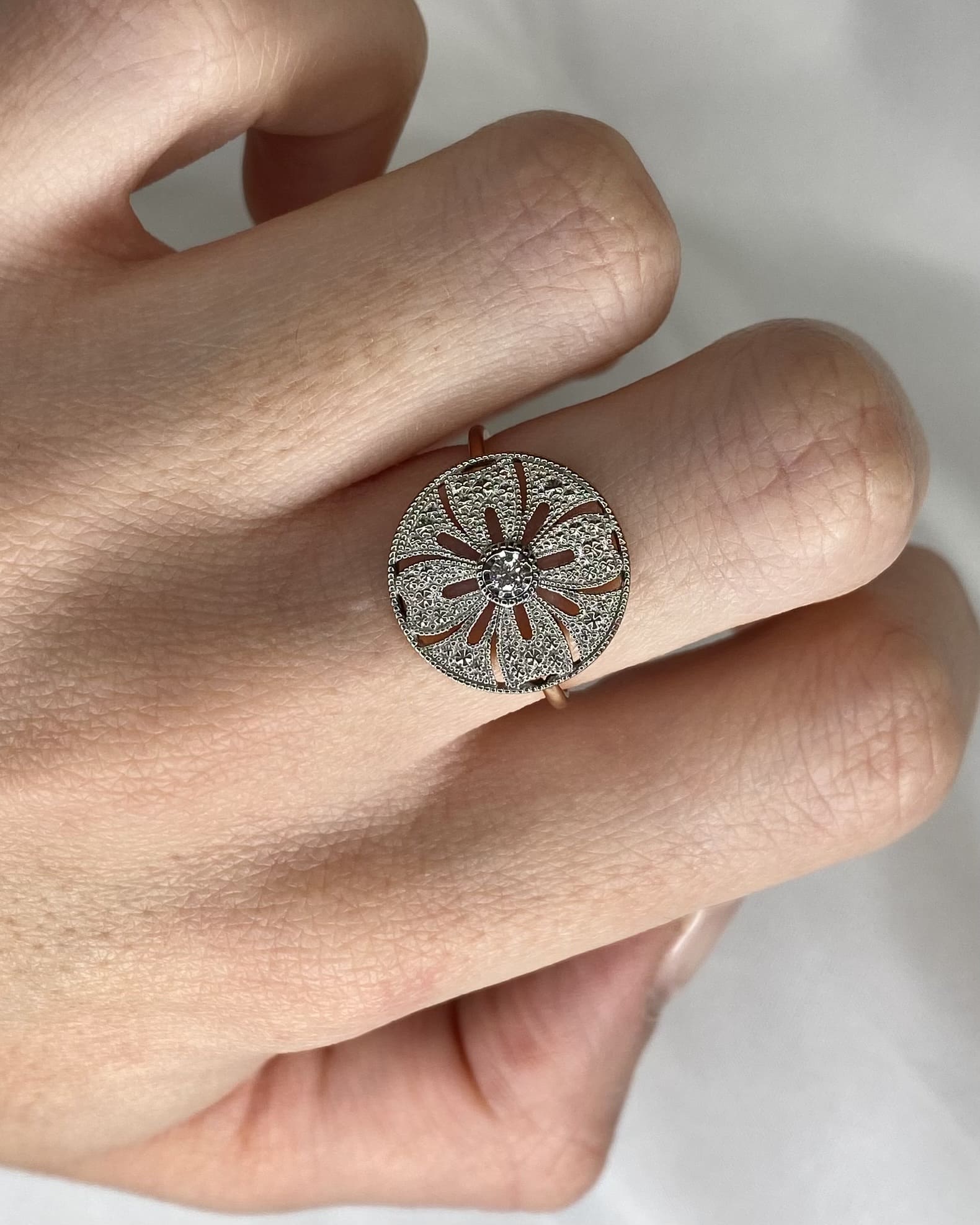 Bague Style Art Déco Diamant "Selina" - Elliade Paris