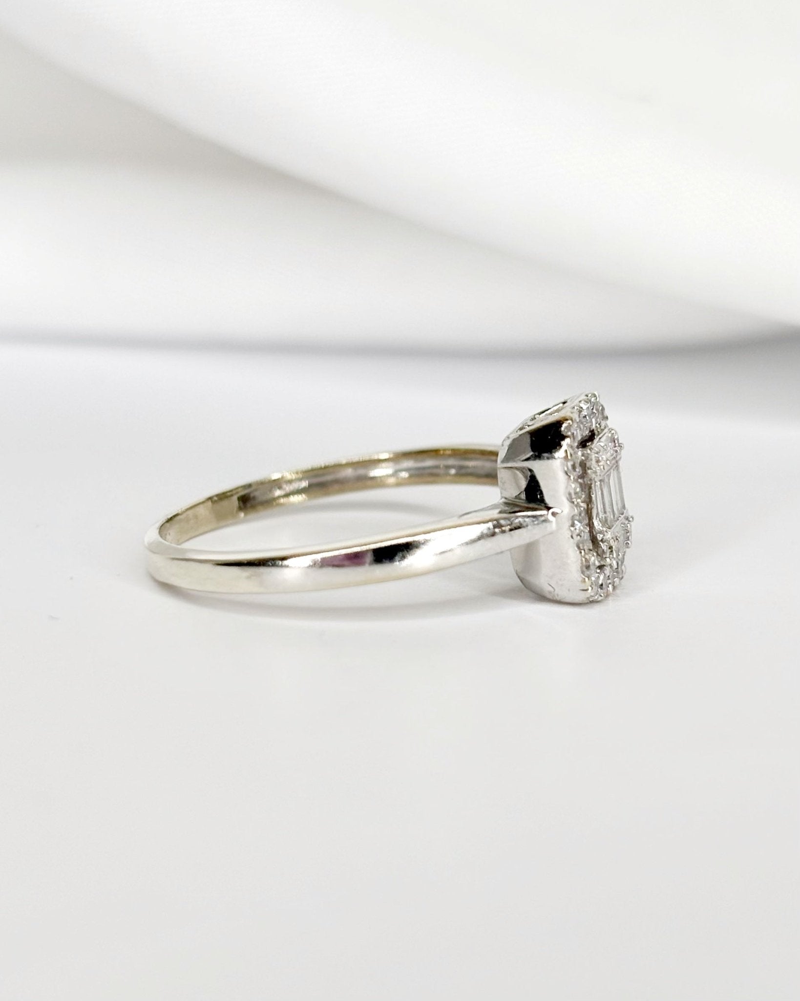 Bague Style Art - déco Diamants 0.34 carat "Coraline" - Elliade Paris