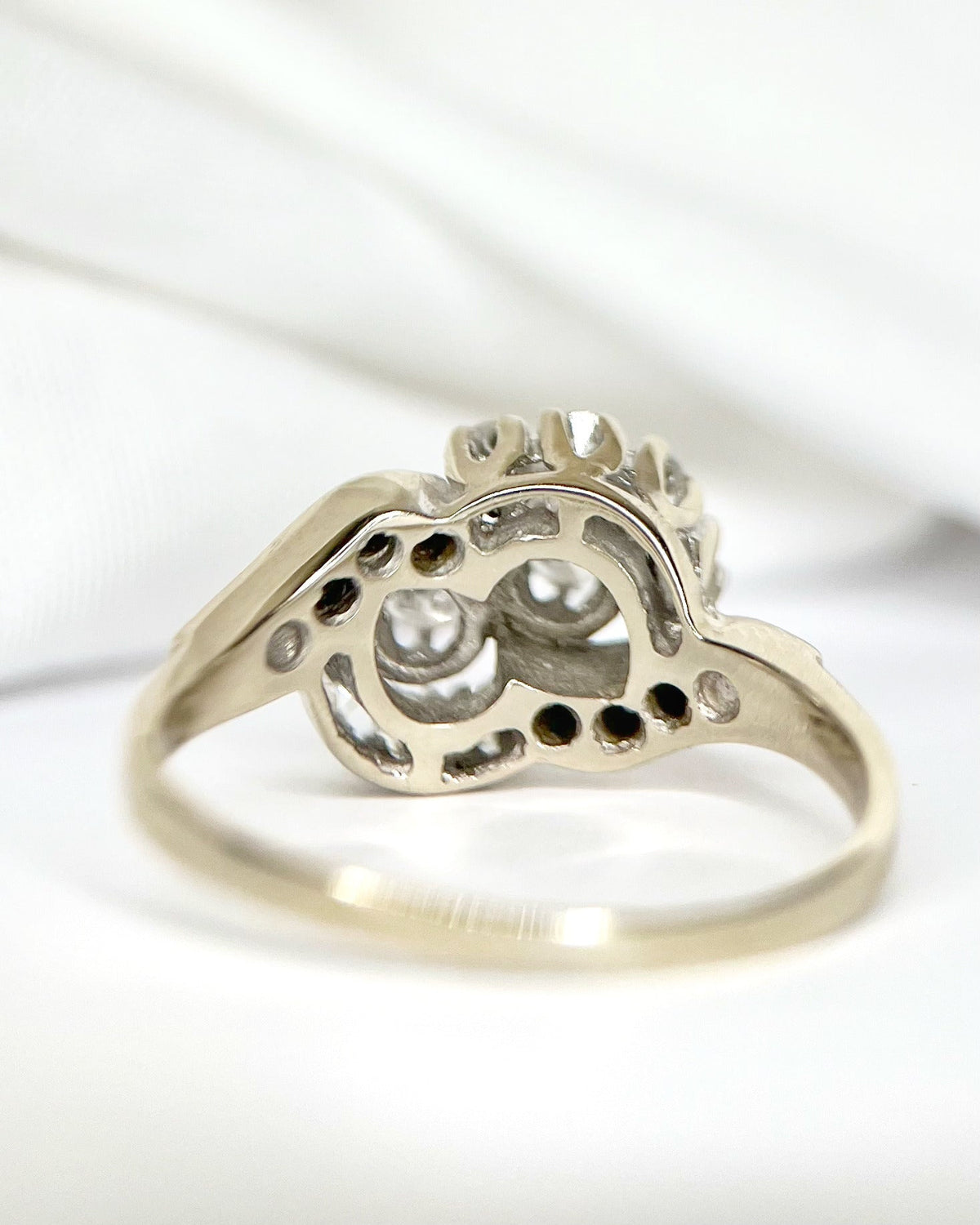 Bague Style Art-Déco Diamants 0.44 carat "Kyllie" - Elliade Paris