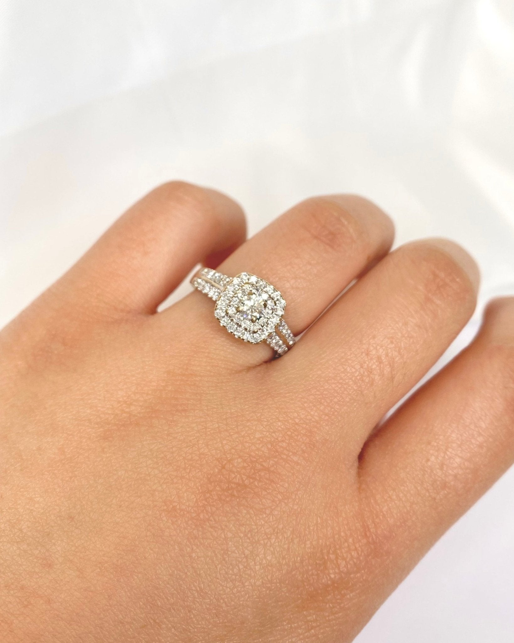 Bague Style Art - Déco Diamants 0.78 carat "Selena" - Elliade Paris