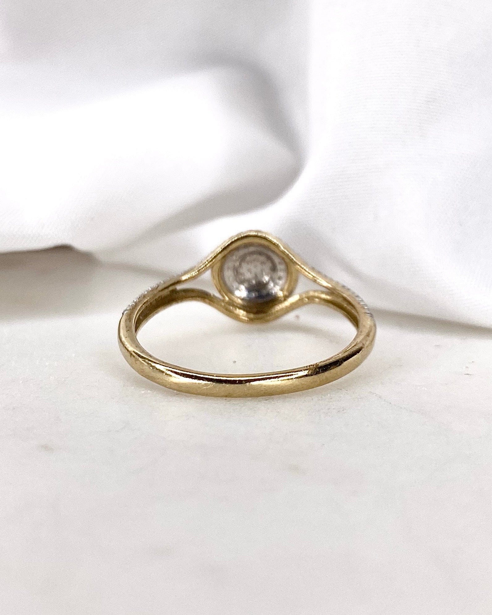 Bague Style Art Déco Diamants 0.80 carat "Lya" - Elliade Paris