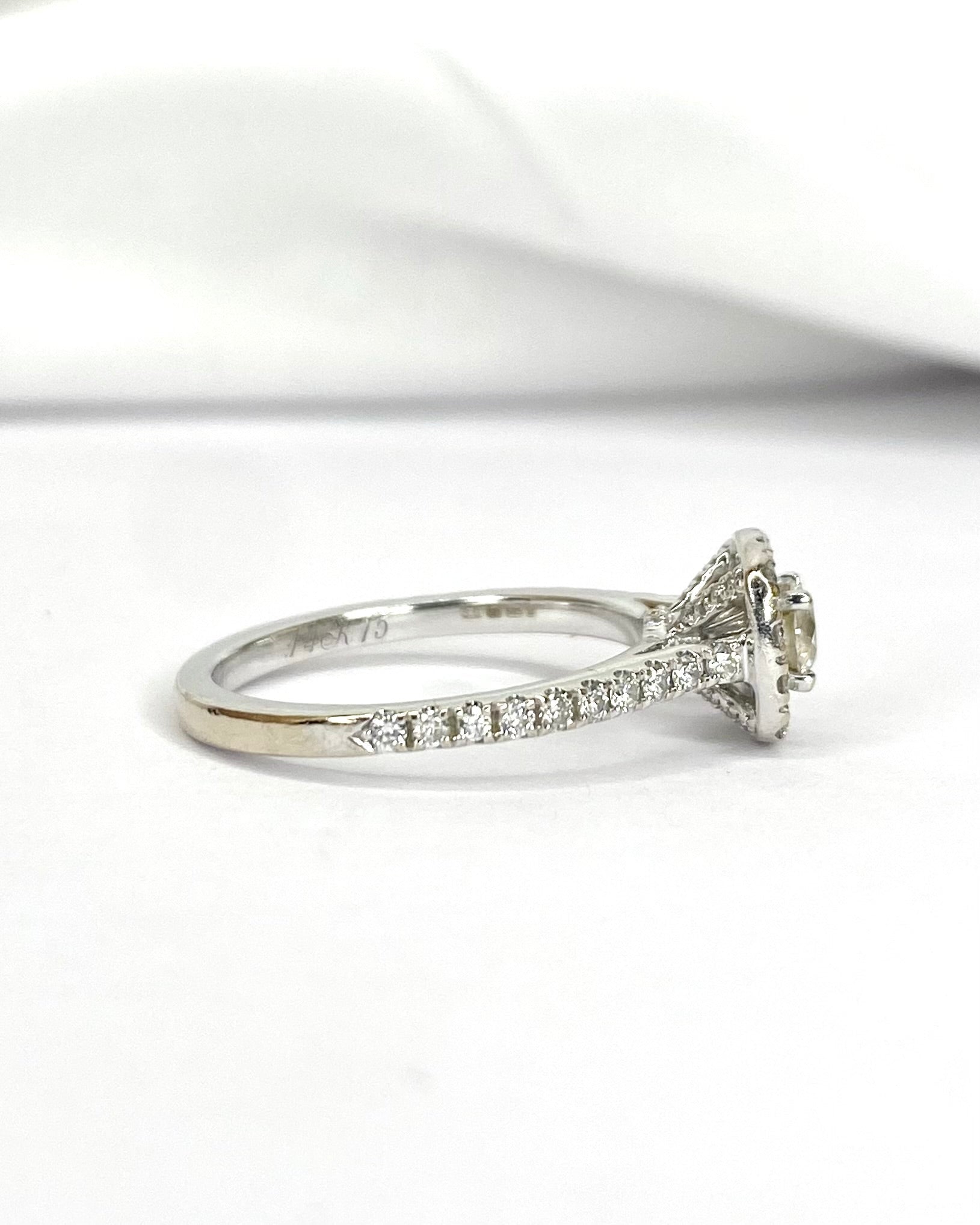 Bague Style Art - déco Diamants 0.89 carat "Callista" - Elliade Paris