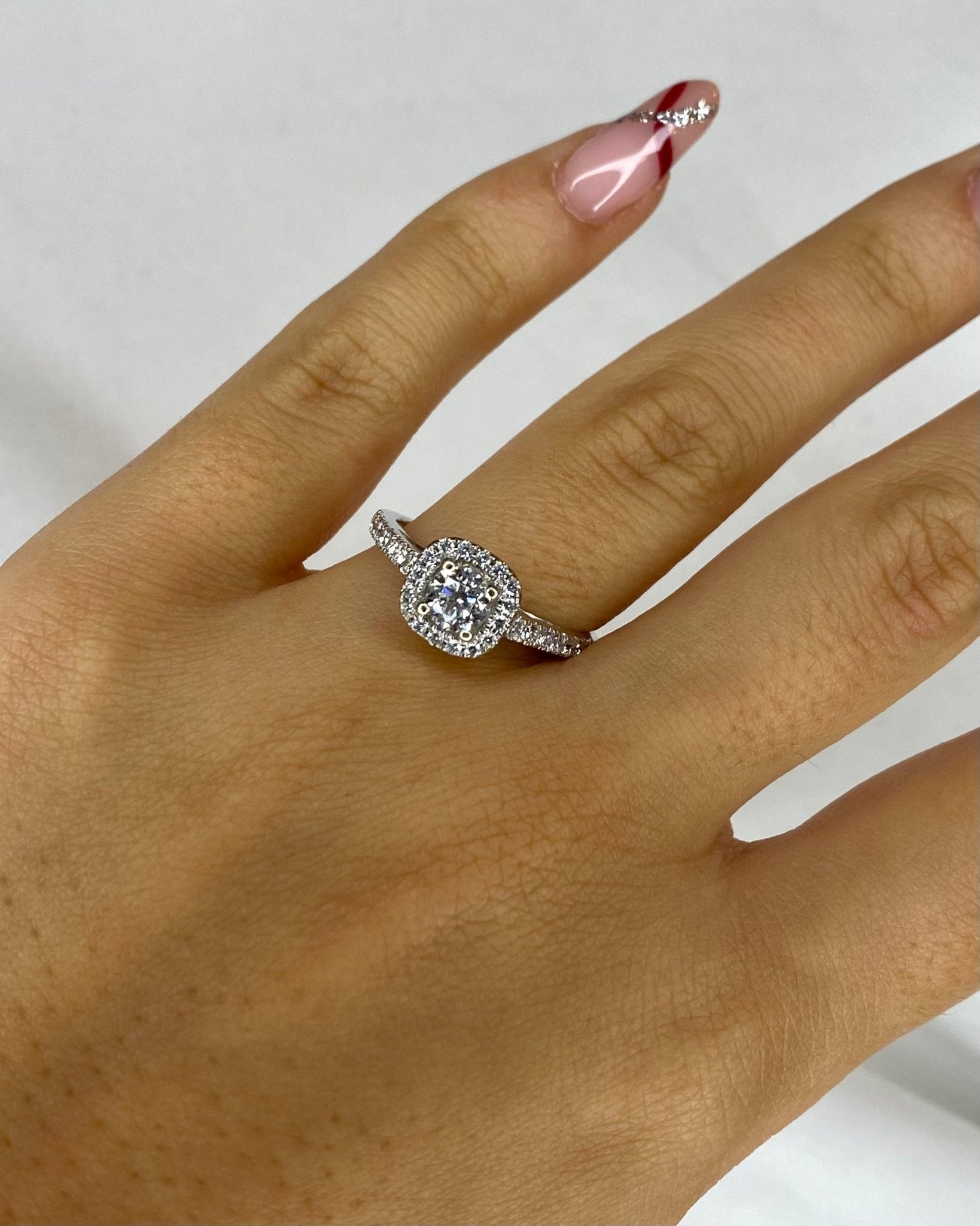 Bague Style Art Déco Diamants 1 carat "Myla" - Elliade Paris
