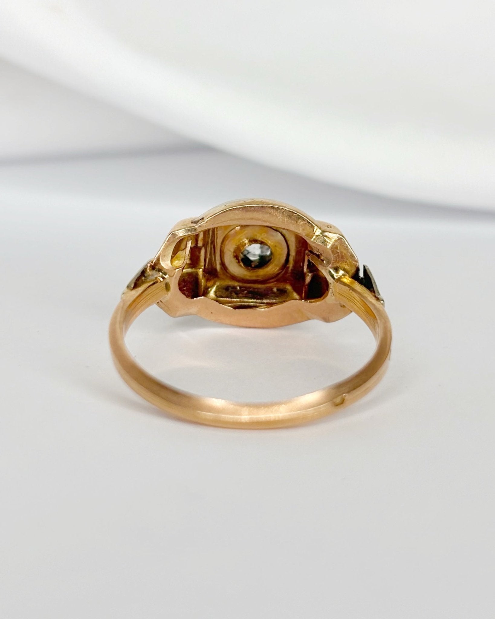 Bague Tank Art - Déco Diamant "Anaïs" - Elliade Paris