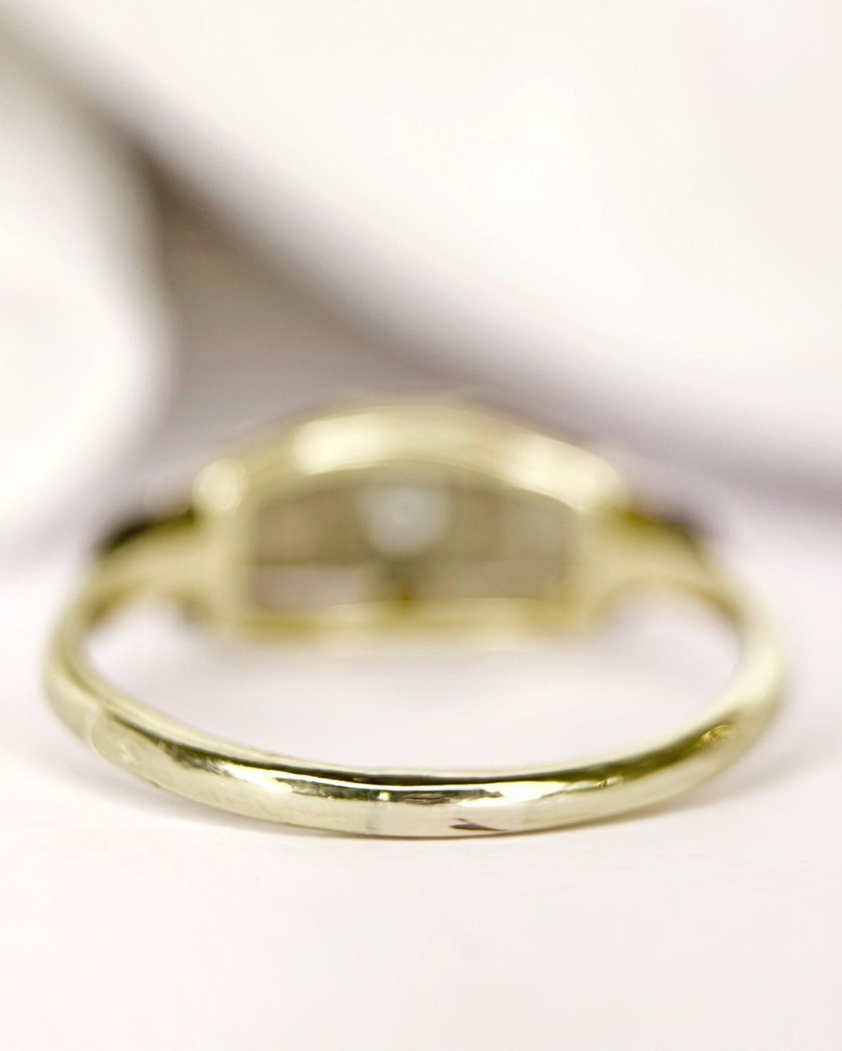 Bague Tank Art-Déco Diamant "Elina" - Elliade Paris