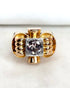 Bague Tank Diamant 0.75 carat & Or 9.77g "Enora" - Elliade Paris