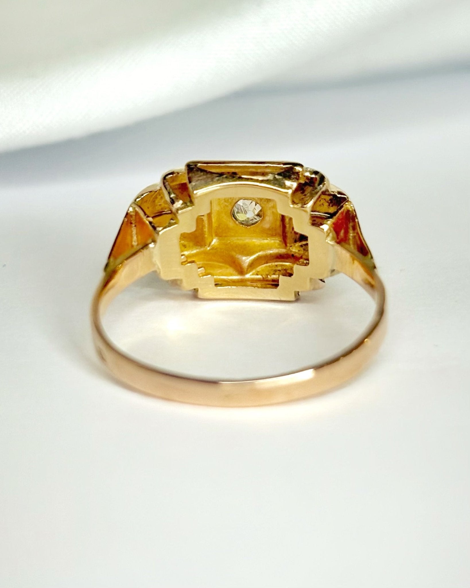 Bague Tank Diamant "Germain" - Elliade Paris
